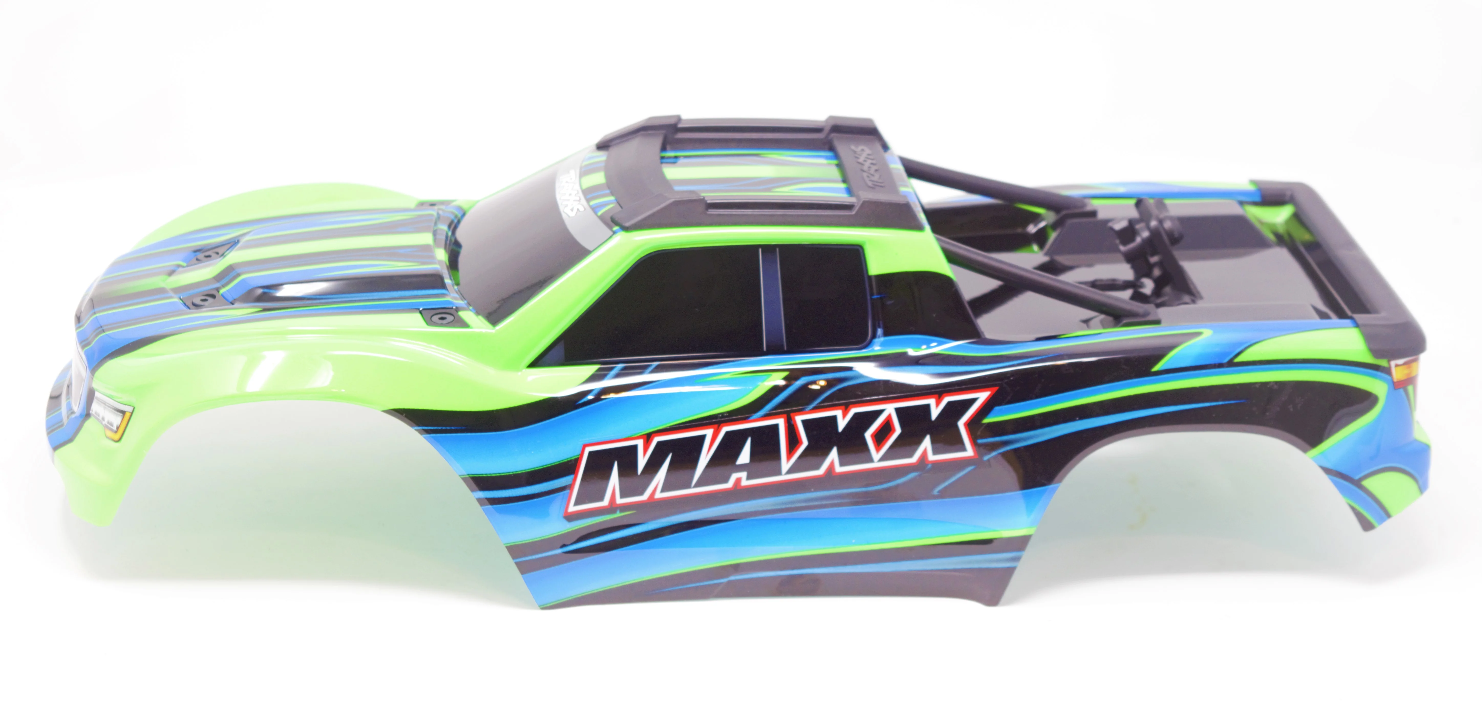 1/10 MAXX BODY cover Shell (GREEN Painted ProGraphics, clipless Traxxas 89076-4 - Image 2