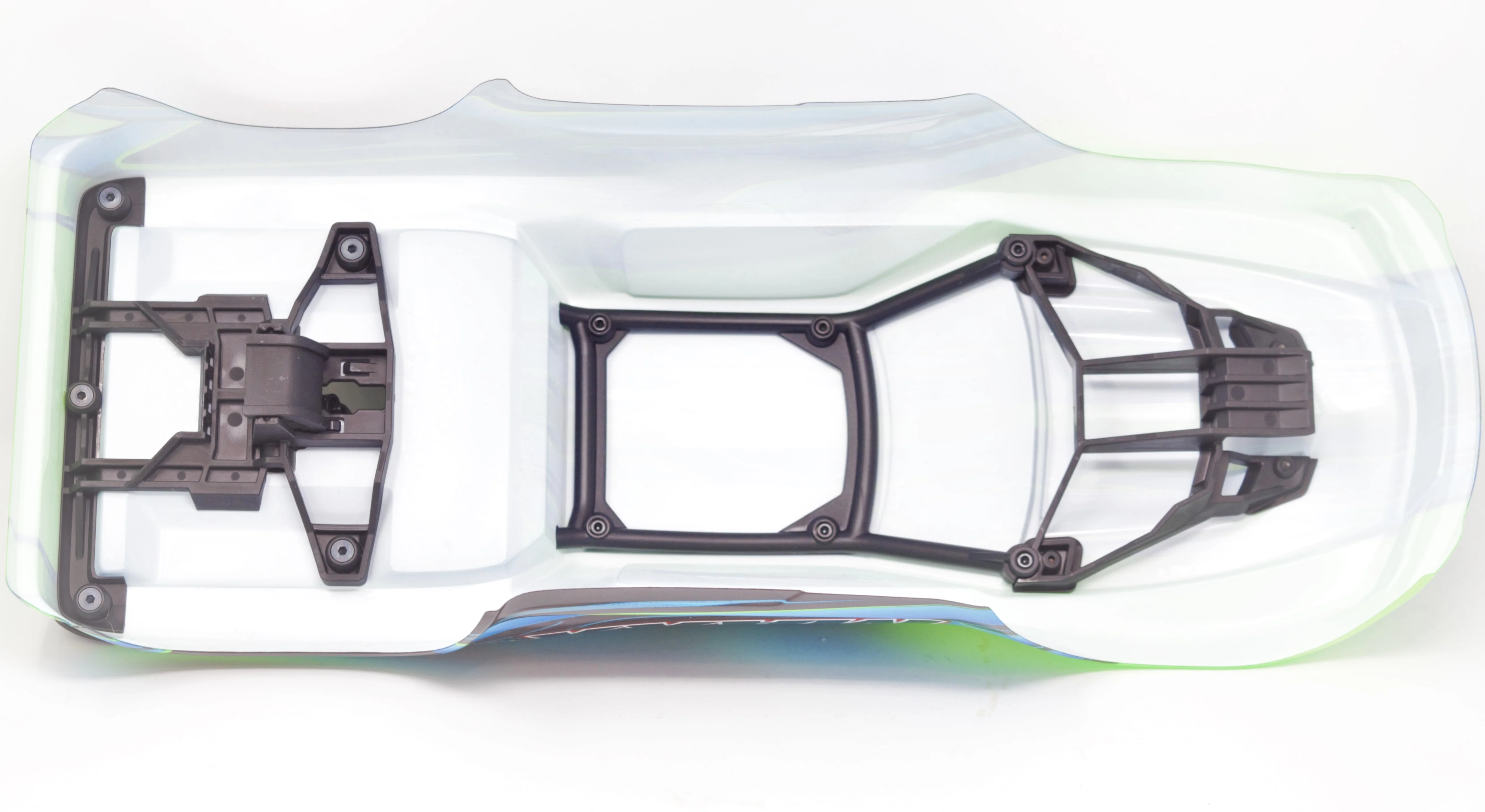 1/10 MAXX BODY cover Shell (GREEN Painted ProGraphics, clipless Traxxas 89076-4 - Image 3