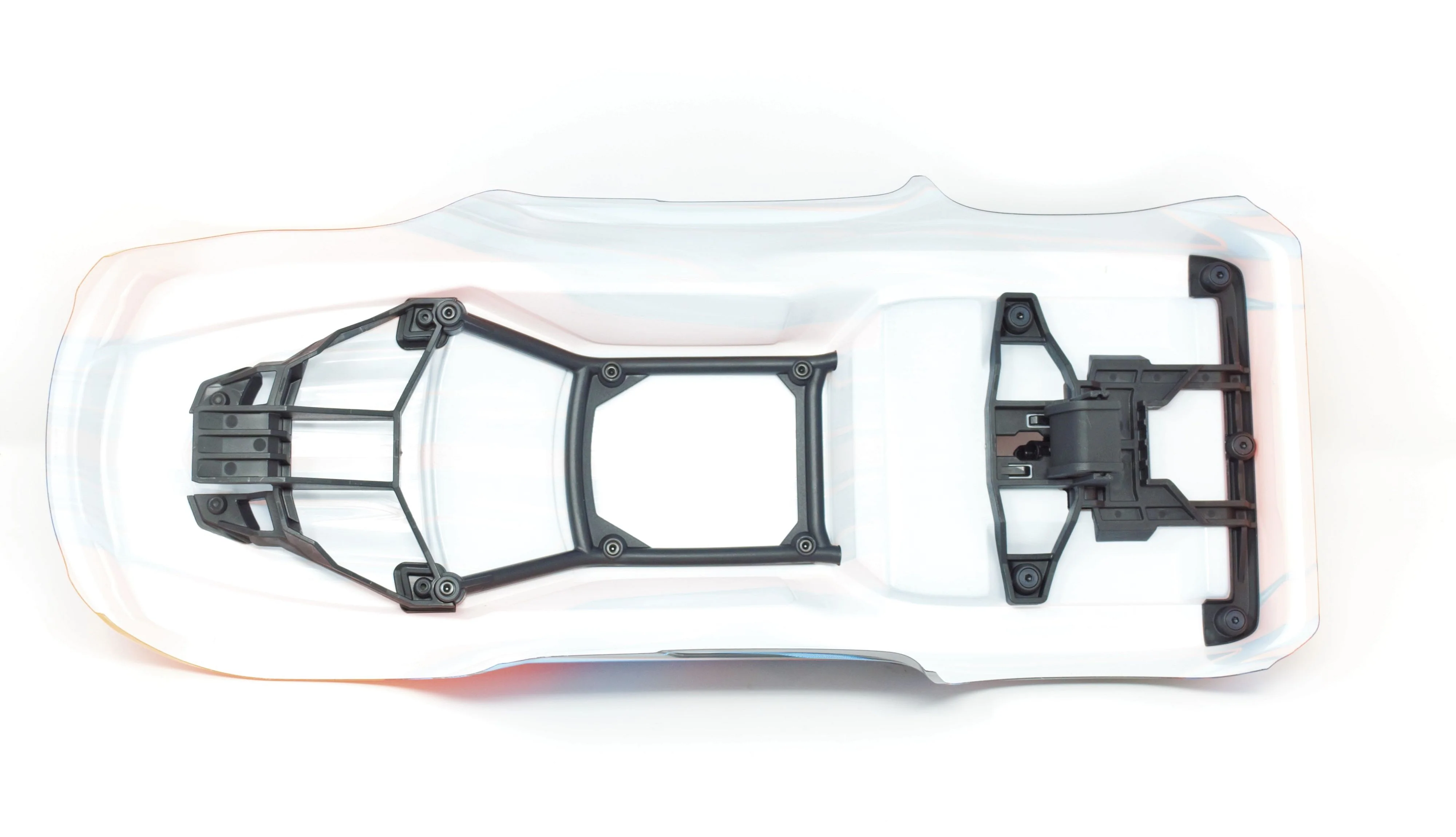 1/10 MAXX BODY cover Shell (ORANGE Painted ProGraphics, clipless Traxxas 89076-4 - Image 3