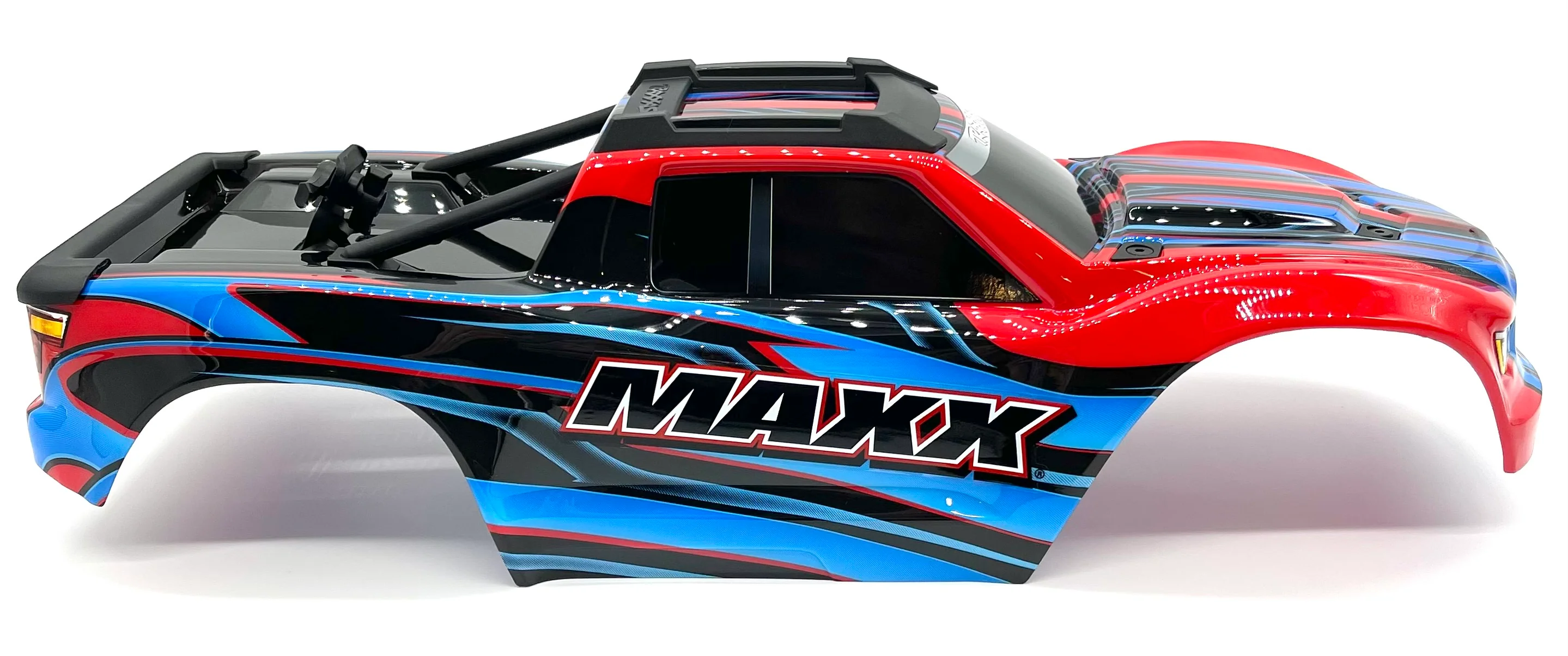 1/10 MAXX BODY cover Shell (RED Painted ProGraphics, clipless Traxxas 89076-4 - Image 2
