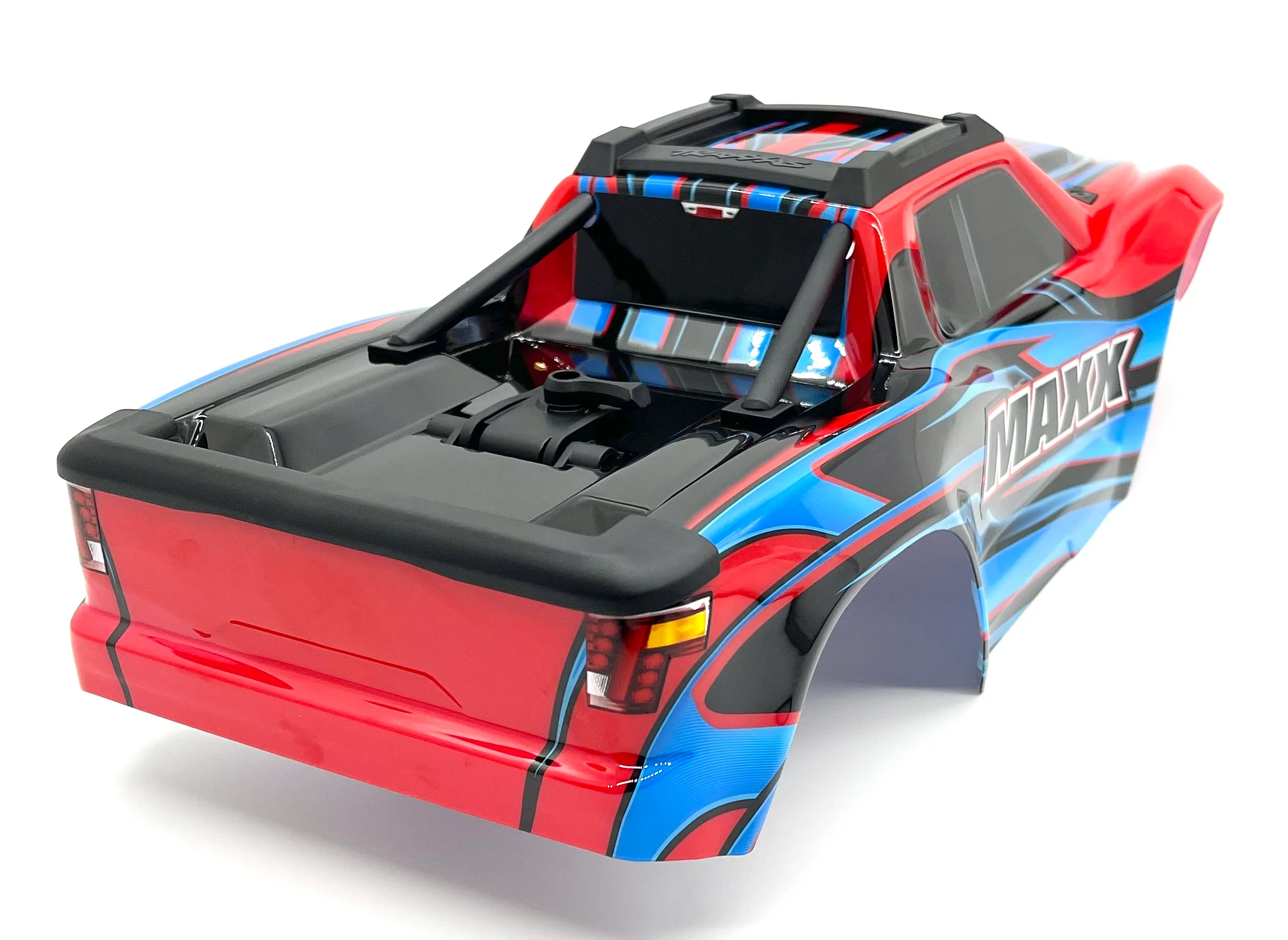 1/10 MAXX BODY cover Shell (RED Painted ProGraphics, clipless Traxxas 89076-4 - Image 3