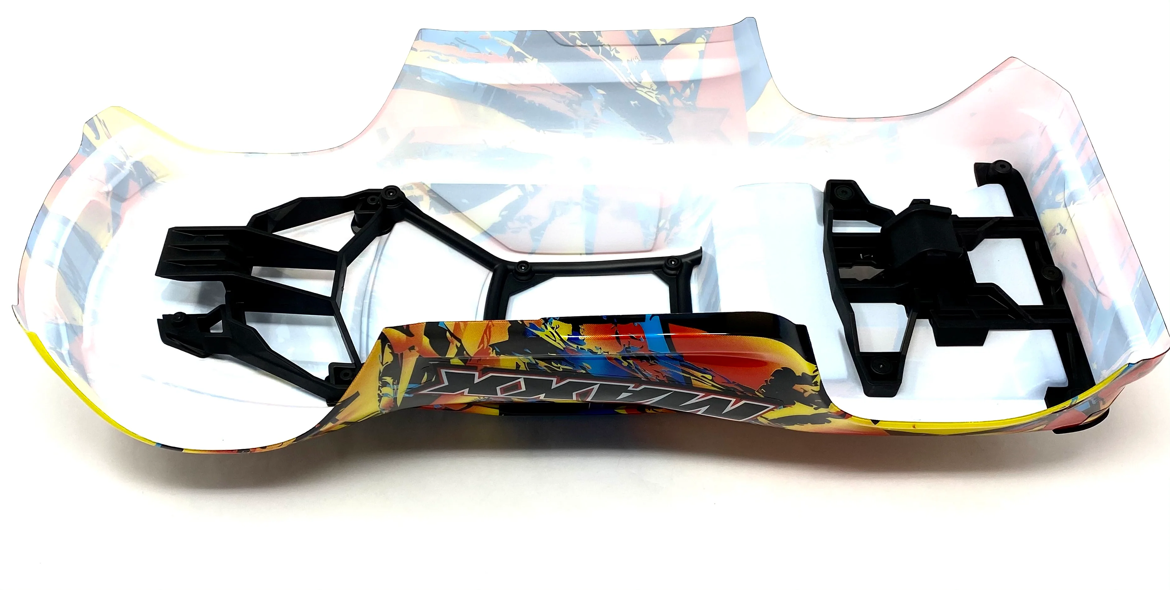 1/10 MAXX BODY cover Shell (Solar Flare ProGraphics, clipless Traxxas 89076-4 - Image 2