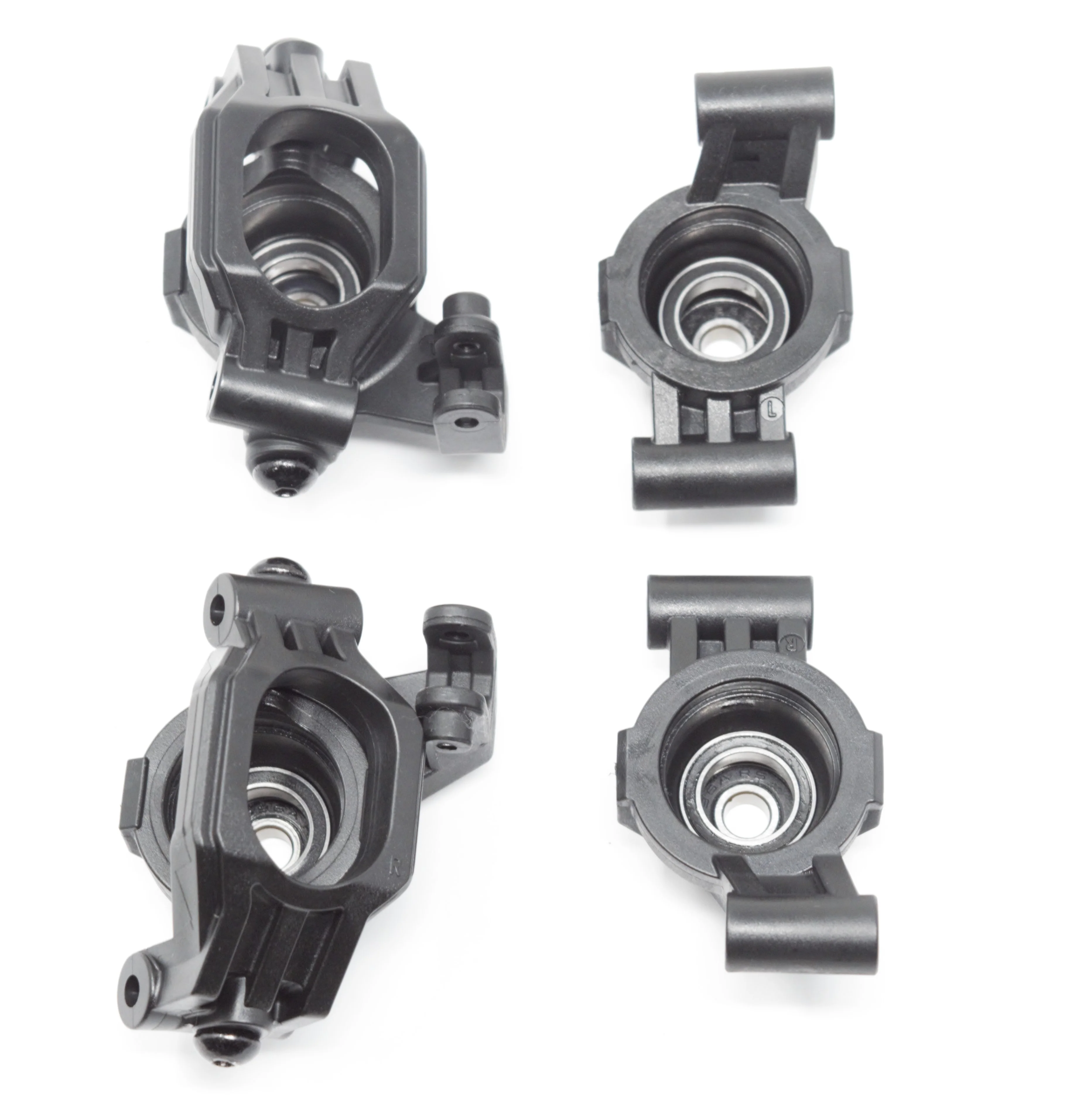 1/10 MAXX Front/Rear Hub Carriers Caster Steering Blocks Traxxas 89076-4 - Image 2