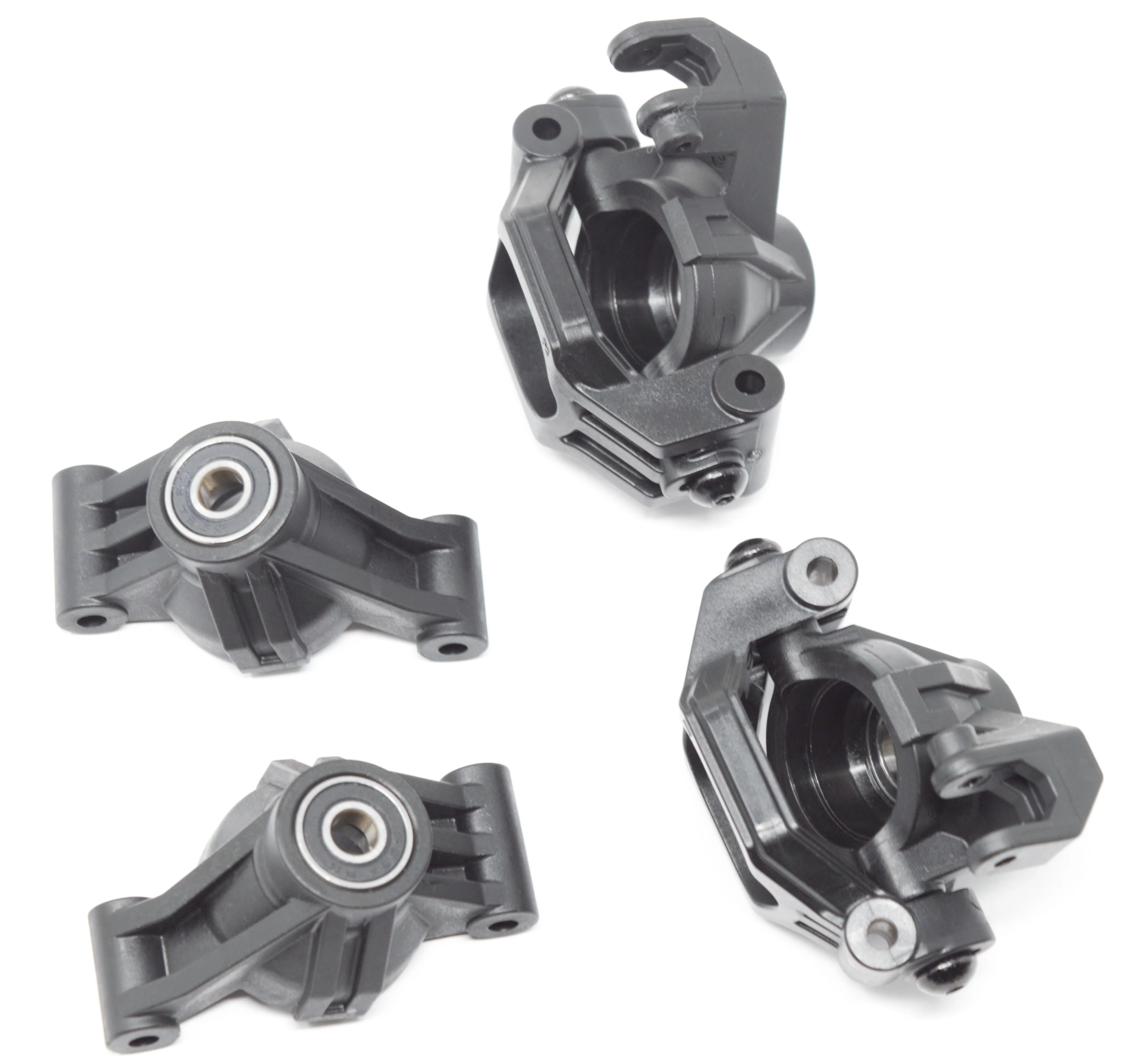 1/10 MAXX Front/Rear Hub Carriers Caster Steering Blocks Traxxas 89076-4 - Image 3