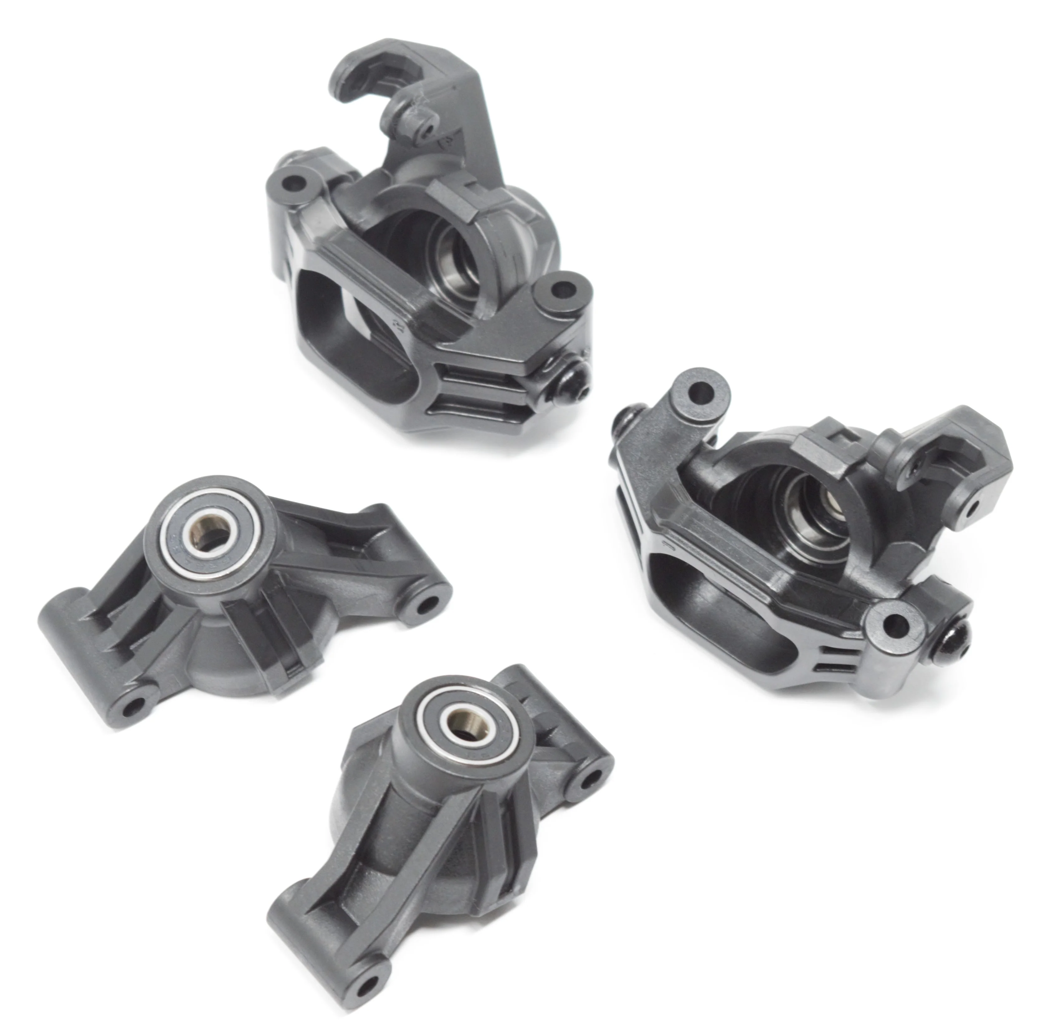 1/10 MAXX Front/Rear Hub Carriers Caster Steering Blocks Traxxas 89076-4 - Image 4