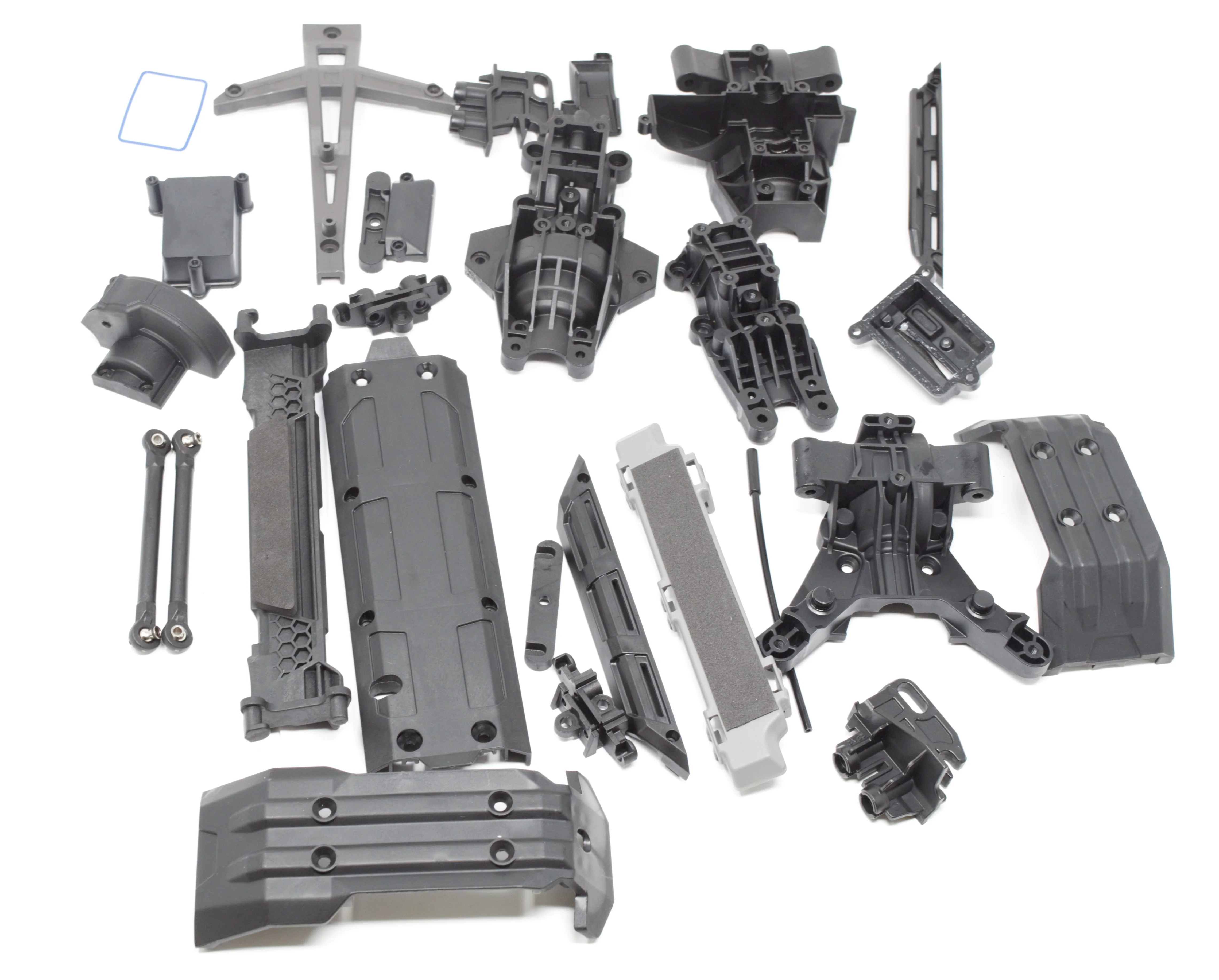 1/10 MAXX Plastic Set (Front Rear Bulkhead skid plates Brace box Traxxas 89076-4