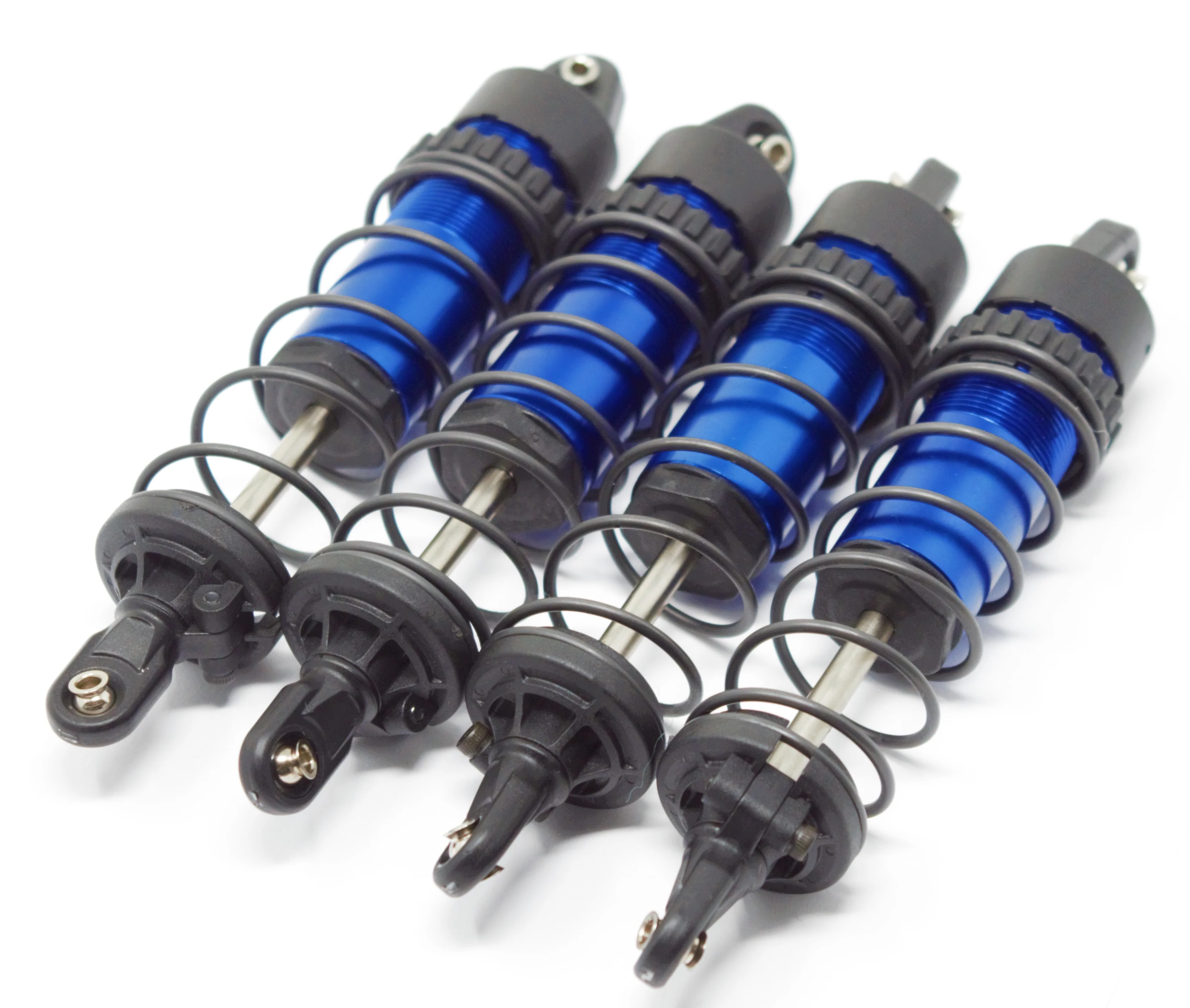 1/10 MAXX SHOCKS (BLUE-Anodized Gt-maxx 8961 dampers springs Traxxas 89076-4 - Image 3