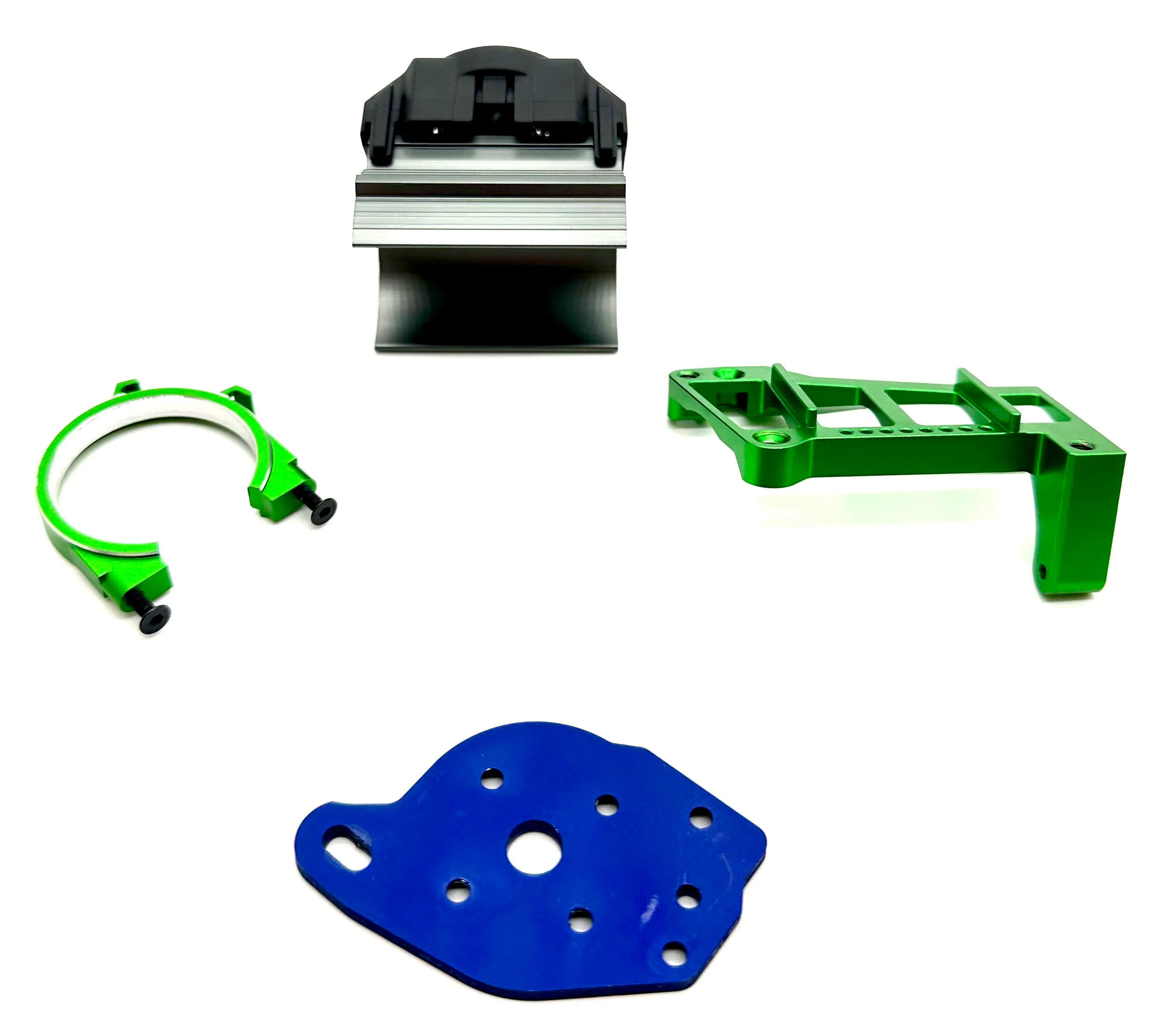 1/10 MAXX Ultimate COOLING FAN, green Heat Sink and mounts for Motor 540xl velineon 89087-4 - Image 2