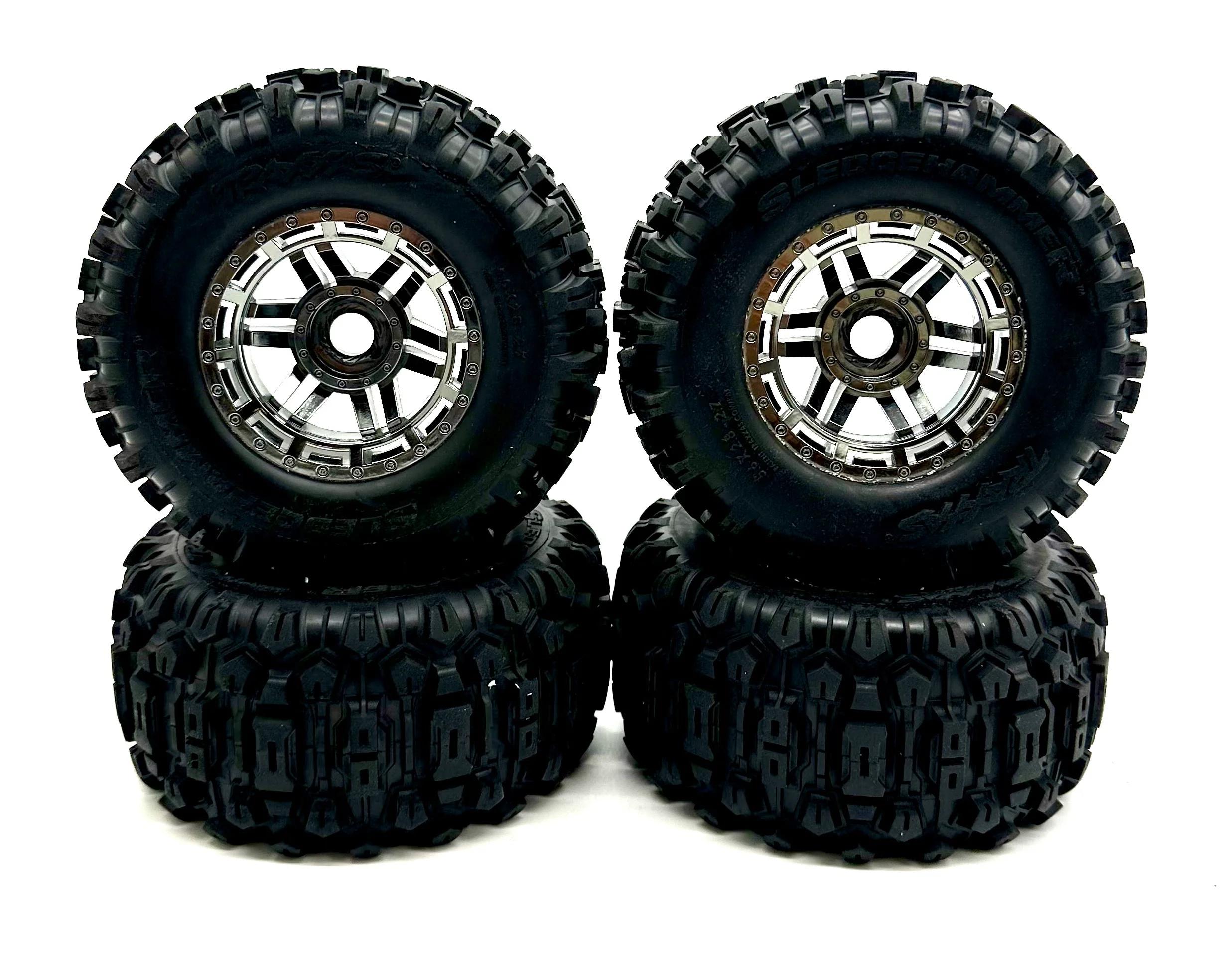 1/10 MAXX Ultimate Wheels & Tires (Factory Glued Assembled (set 4)  89087-4 - Image 2