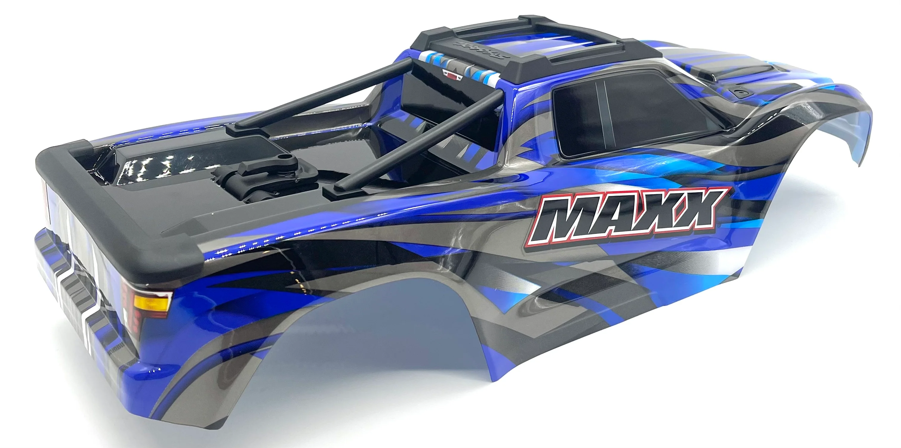 1/10 Wide-MAXX BODY cover Shell (Blue Painted ProGraphics, clipless 89086-4 - Image 3