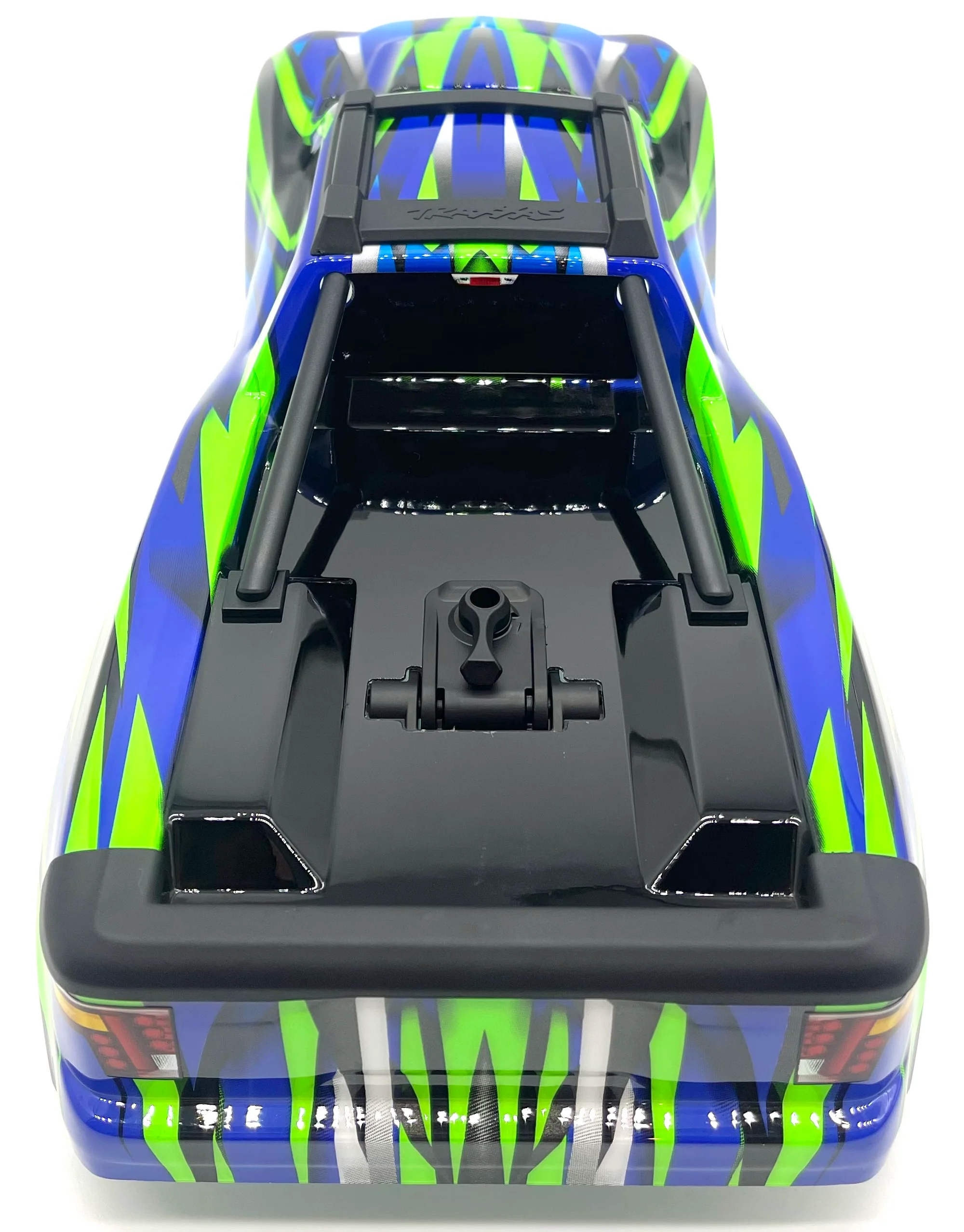 1/10 Wide-MAXX BODY cover Shell (GREEN Painted ProGraphics, clipless 89086-4 - Image 4