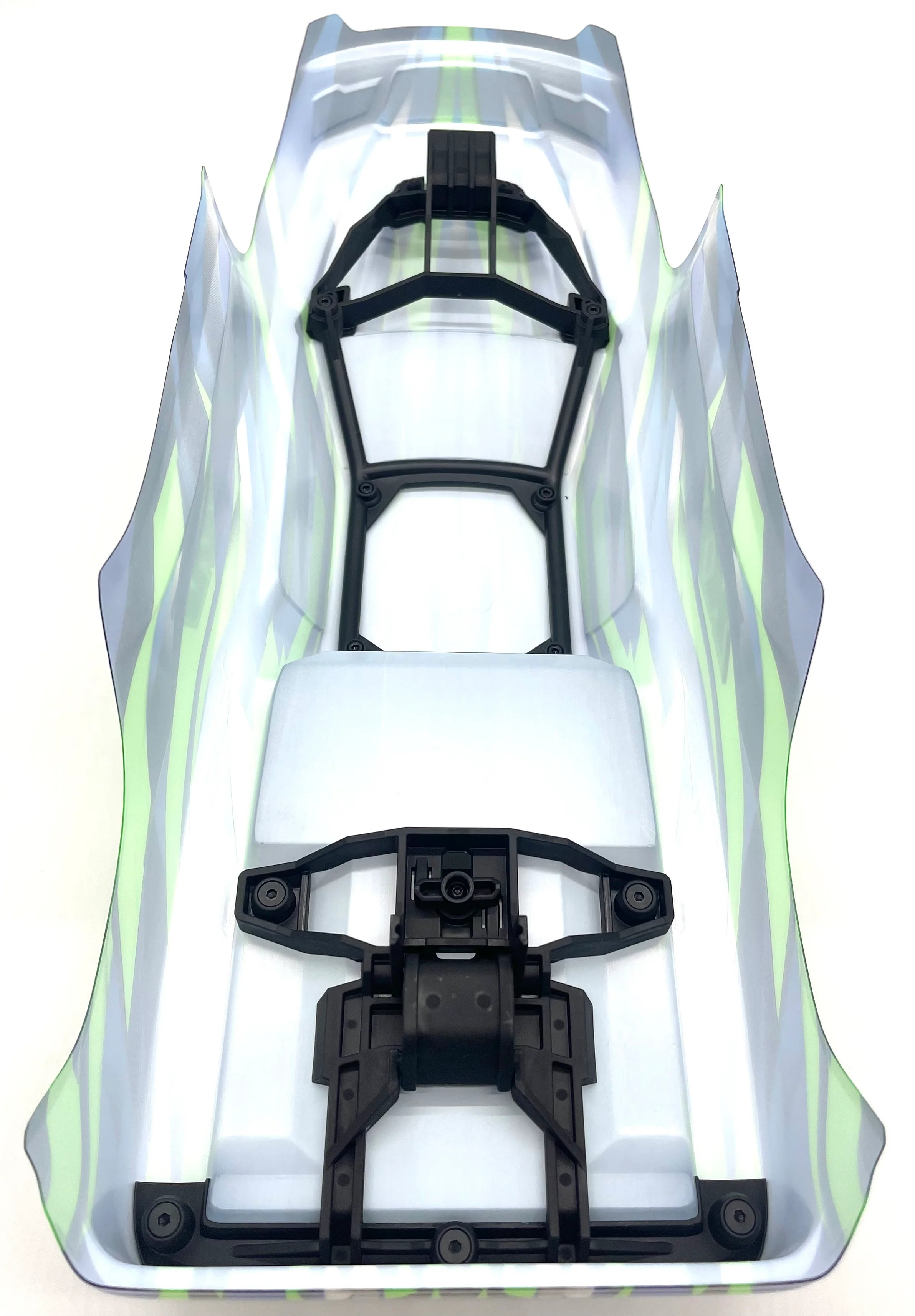 1/10 Wide-MAXX BODY cover Shell (GREEN Painted ProGraphics, clipless 89086-4 - Image 5