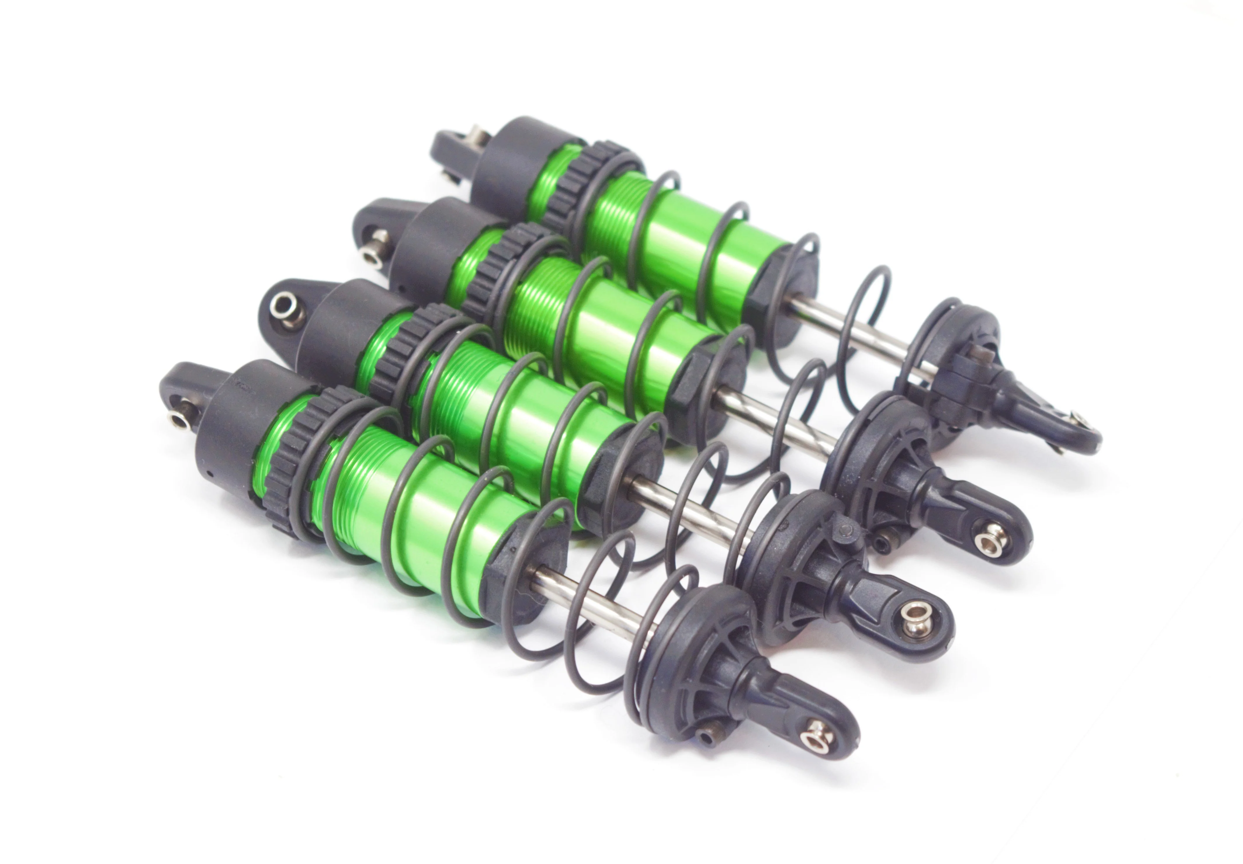 1/10 Wide-MAXX SHOCKS (GREEN-Anodized Gt-maxx 8961t dampers, springs 89086-4 - Image 2