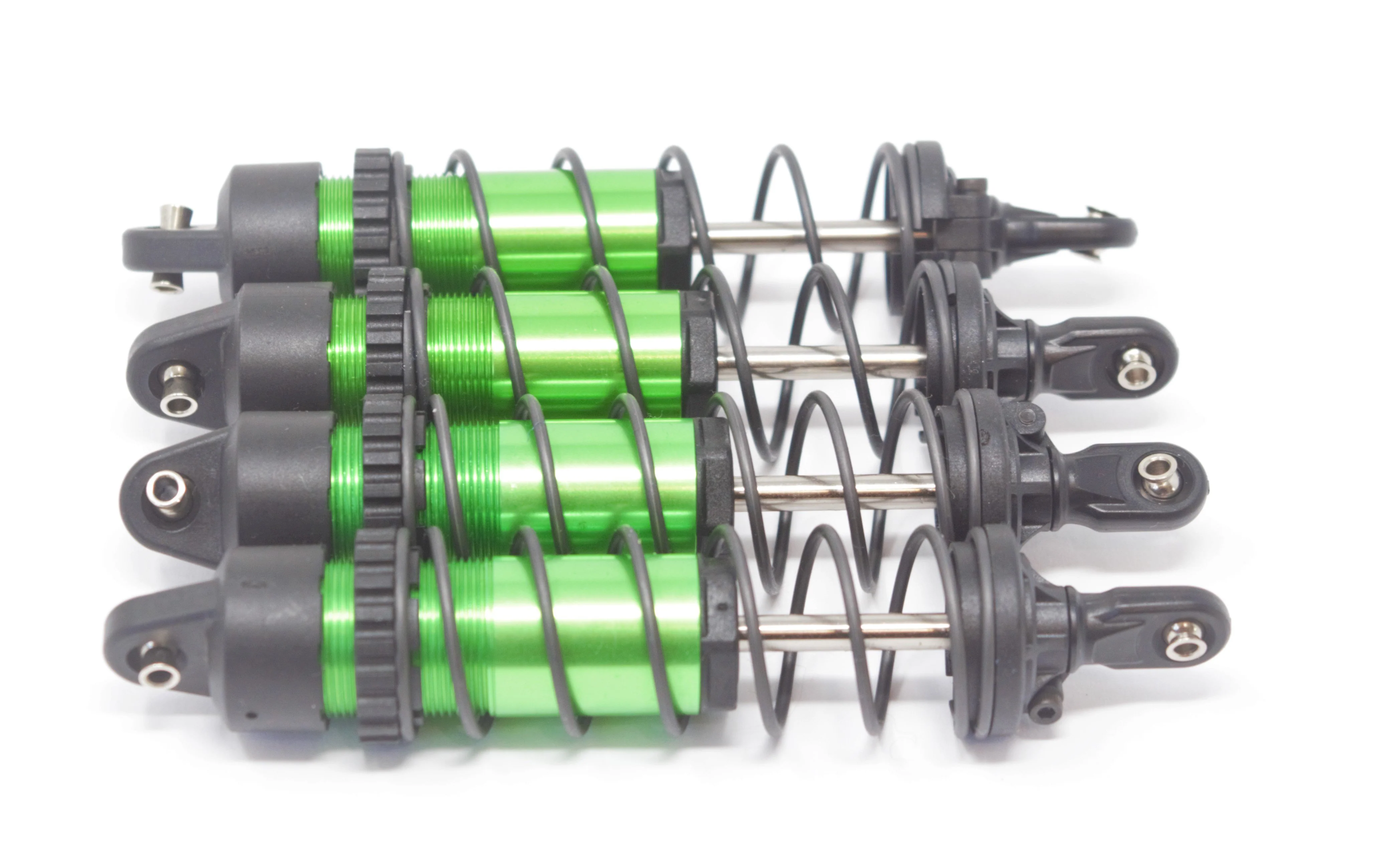 1/10 Wide-MAXX SHOCKS (GREEN-Anodized Gt-maxx 8961t dampers, springs 89086-4 - Image 3