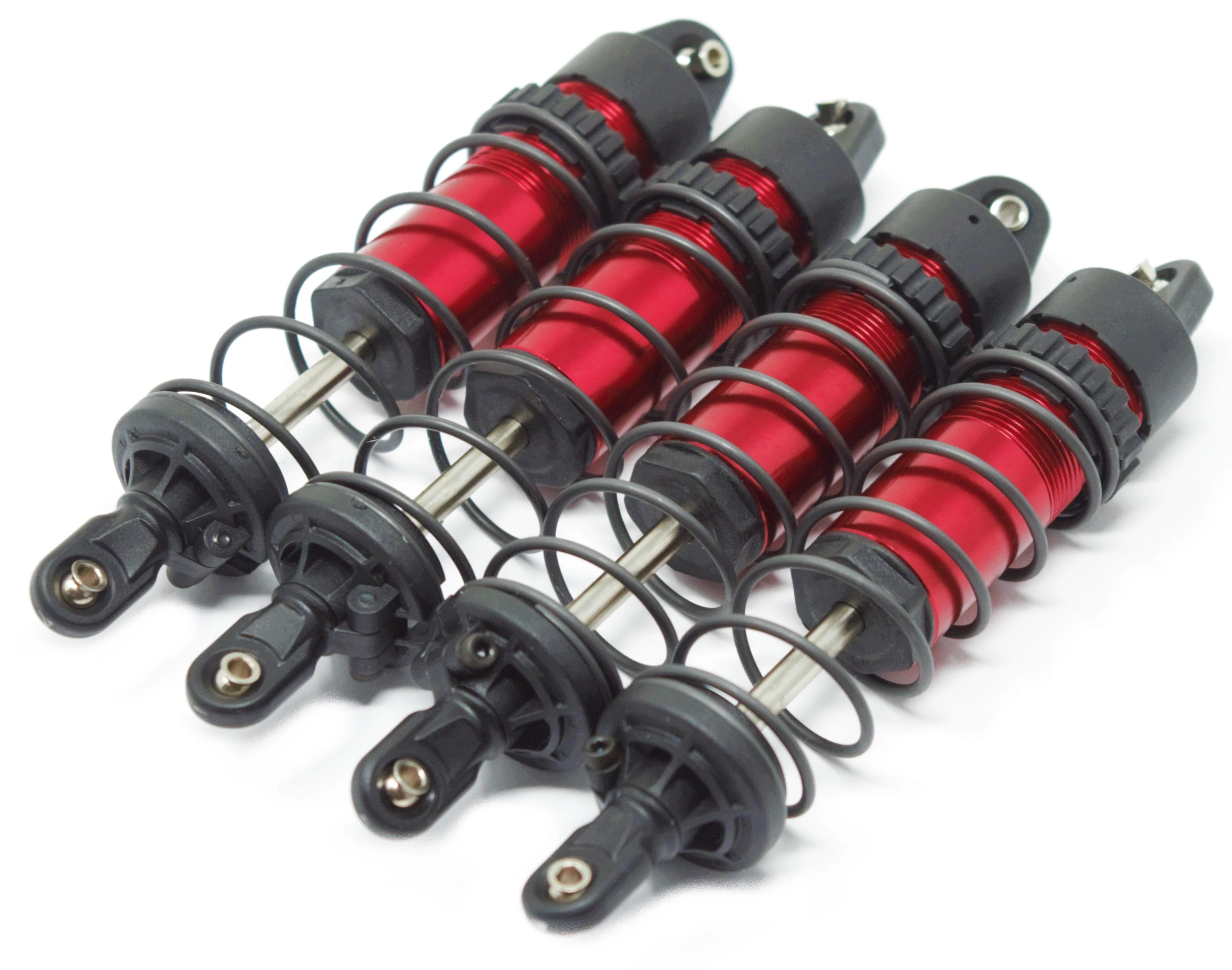 1/10 Wide-MAXX SHOCKS (RED-Anodized Gt-maxx 8961r dampers, springs 89086-4 - Image 2