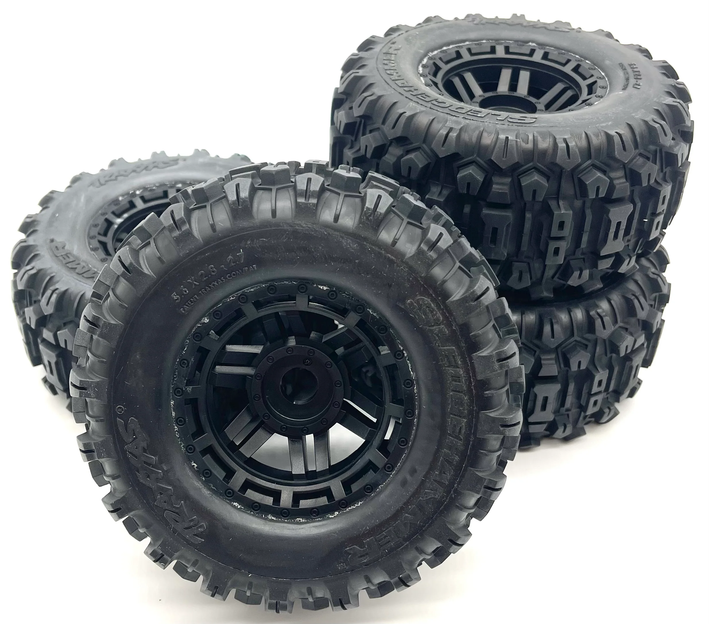 1/10 Wide-MAXX Wheels & Tires (Factory Glued Assembled (set 4) NEW 89086-4 - Image 2