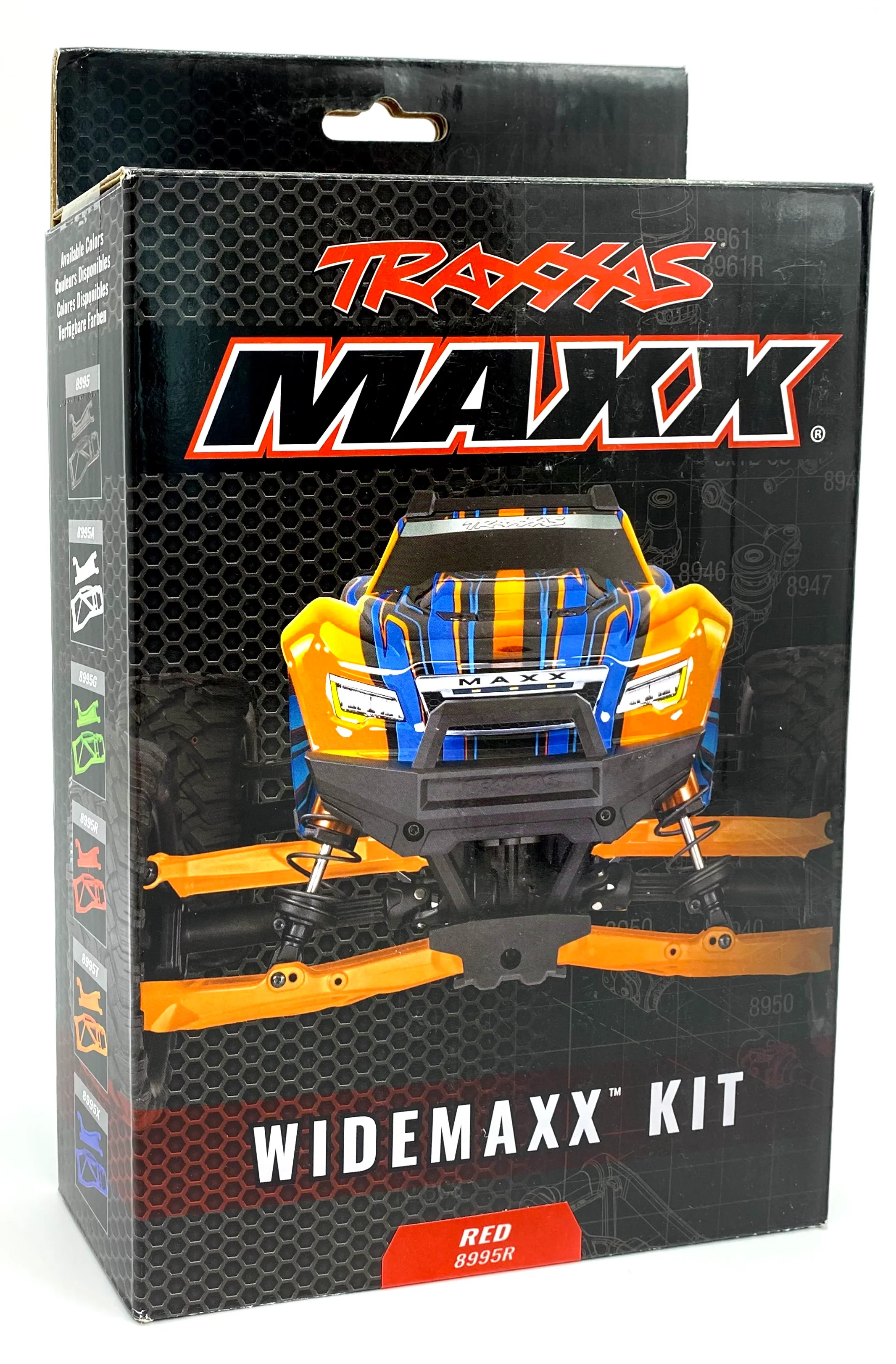 1/10 Wide-MAXX SUSPENSION kit (RED) widemaxx arms toe links 89086-4