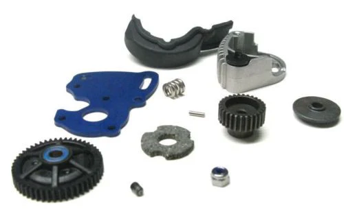 1/16 E-revo SPUR GEAR Set, MOTOR MOUNT 50t, pinion, plate 71076-3