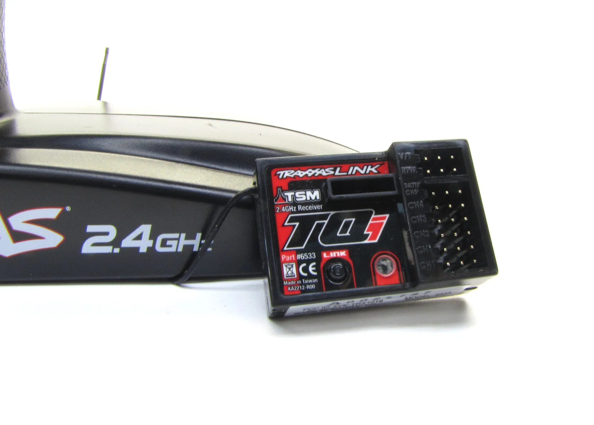 2ch 2.4ghz Radio Set (Bluetooth enabled transmitter 6528 & TSM Receiver 6533, fits XO-1 E-revo Brushless Stampede 1/16 1/10 59076-3 - Image 2