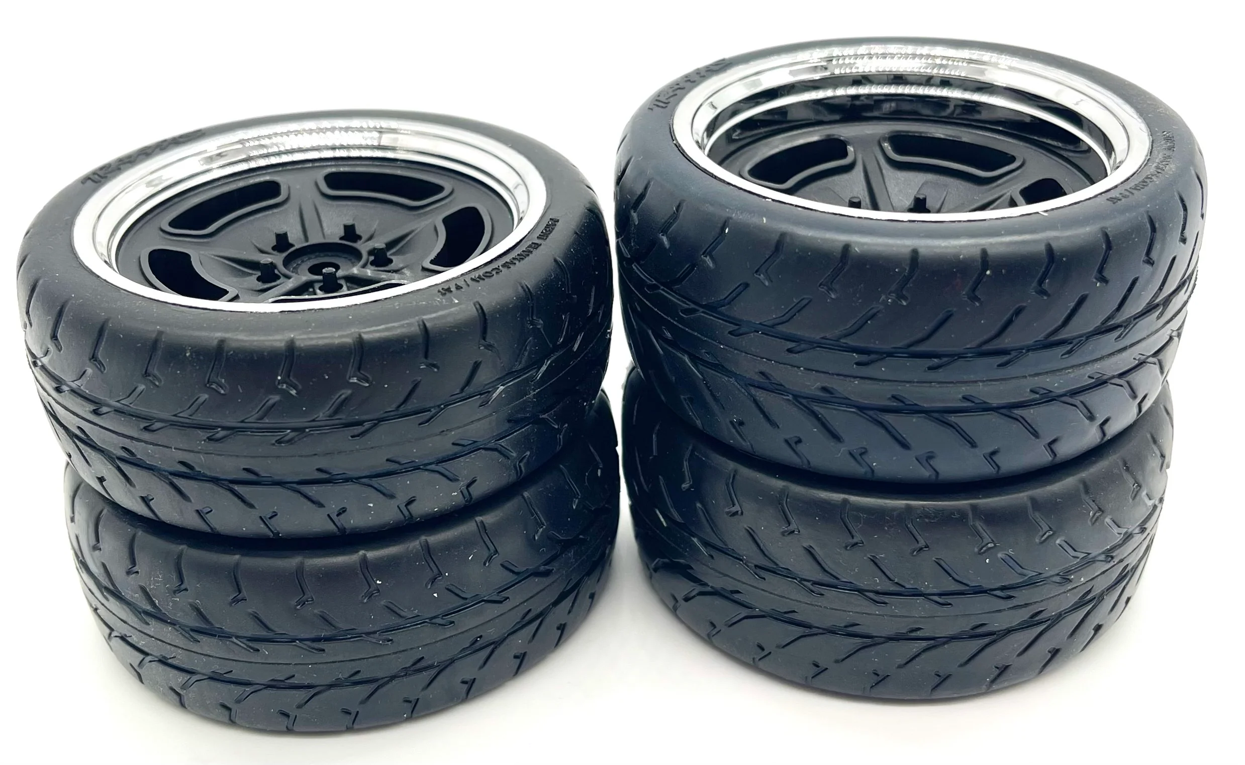 35 Hotrod Truck - TIRES, F/R Tyres WHEELS (4) 9372 9373 93034-4 - Image 3