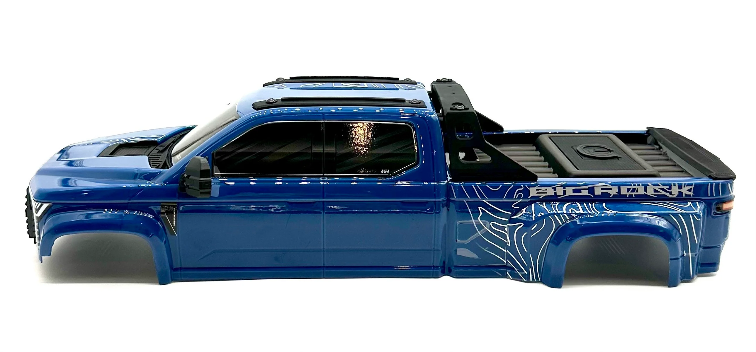 Arrma Big Rock 4x4 223s - Body Shell (Blue painted clipless ARA4312V4 - Image 3