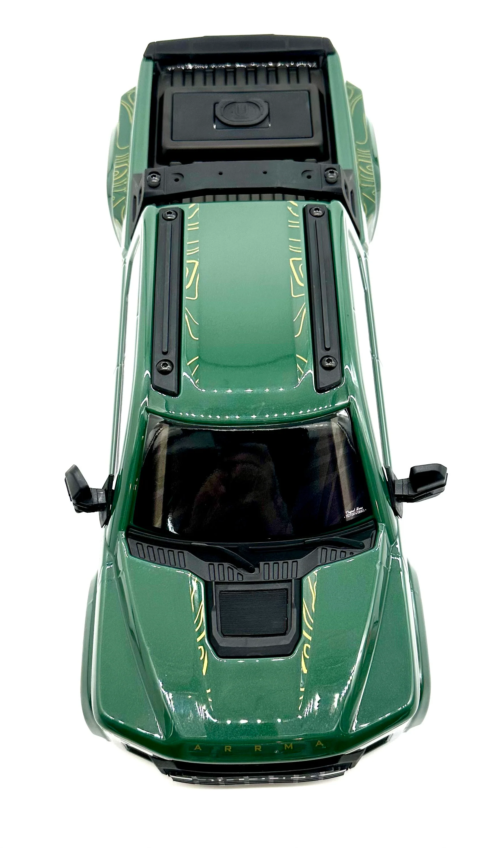 Arrma Big Rock 4x4 223s - Body Shell (Green painted clipless ARA4312V4 - Image 6