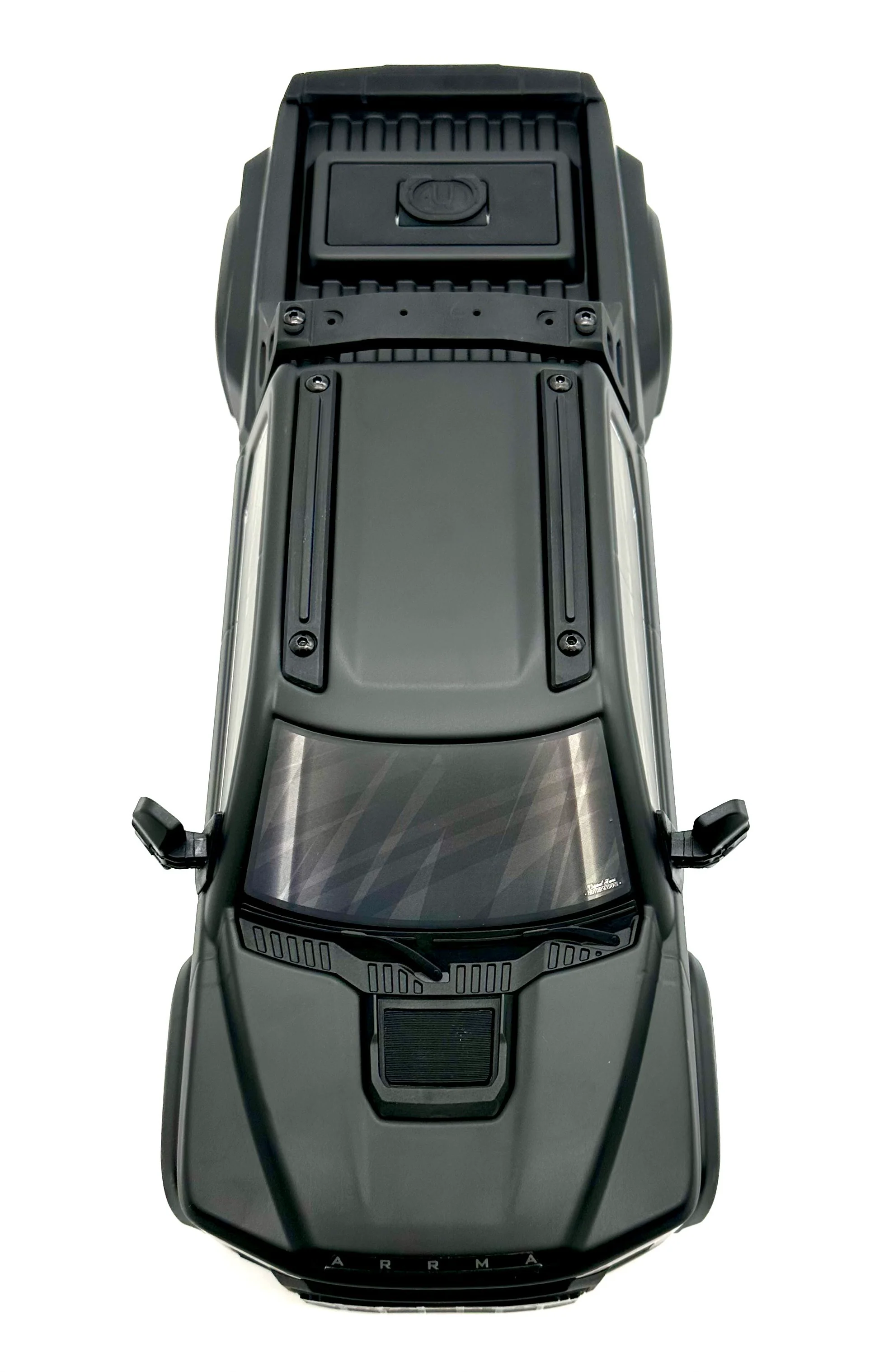 Arrma Big Rock 4x4 223s - Body Shell (Matte Black painted clipless ARA4312V4 - Image 6