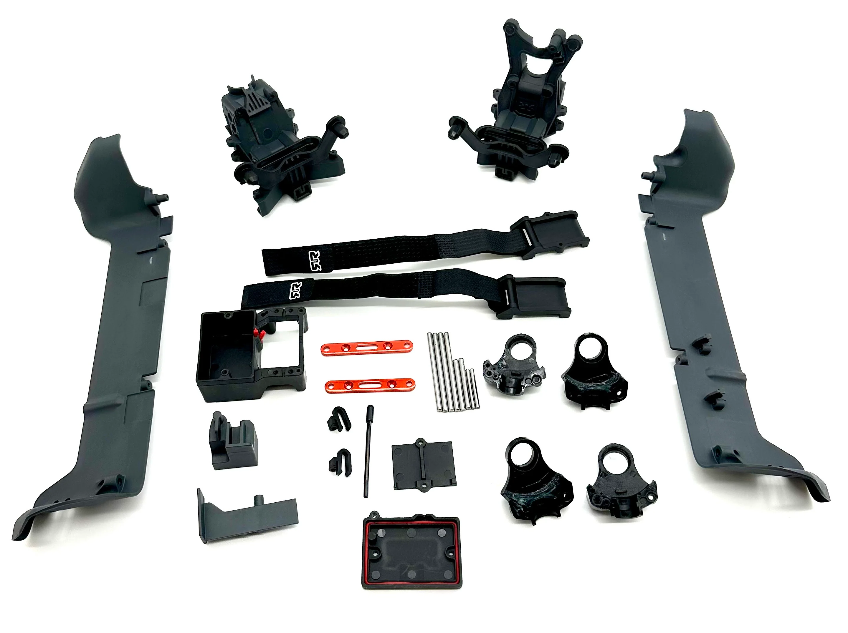 Arrma Big Rock 4x4 223s - Side Guards (Body Mounts, Straps, Hinge pins, Bulkhead) ARA4312V4 - Image 3