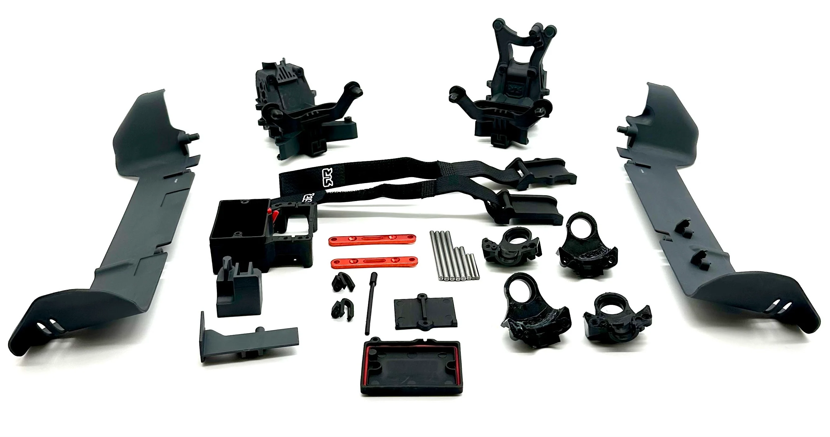 Arrma Big Rock 4x4 223s - Side Guards (Body Mounts, Straps, Hinge pins, Bulkhead) ARA4312V4 - Image 4