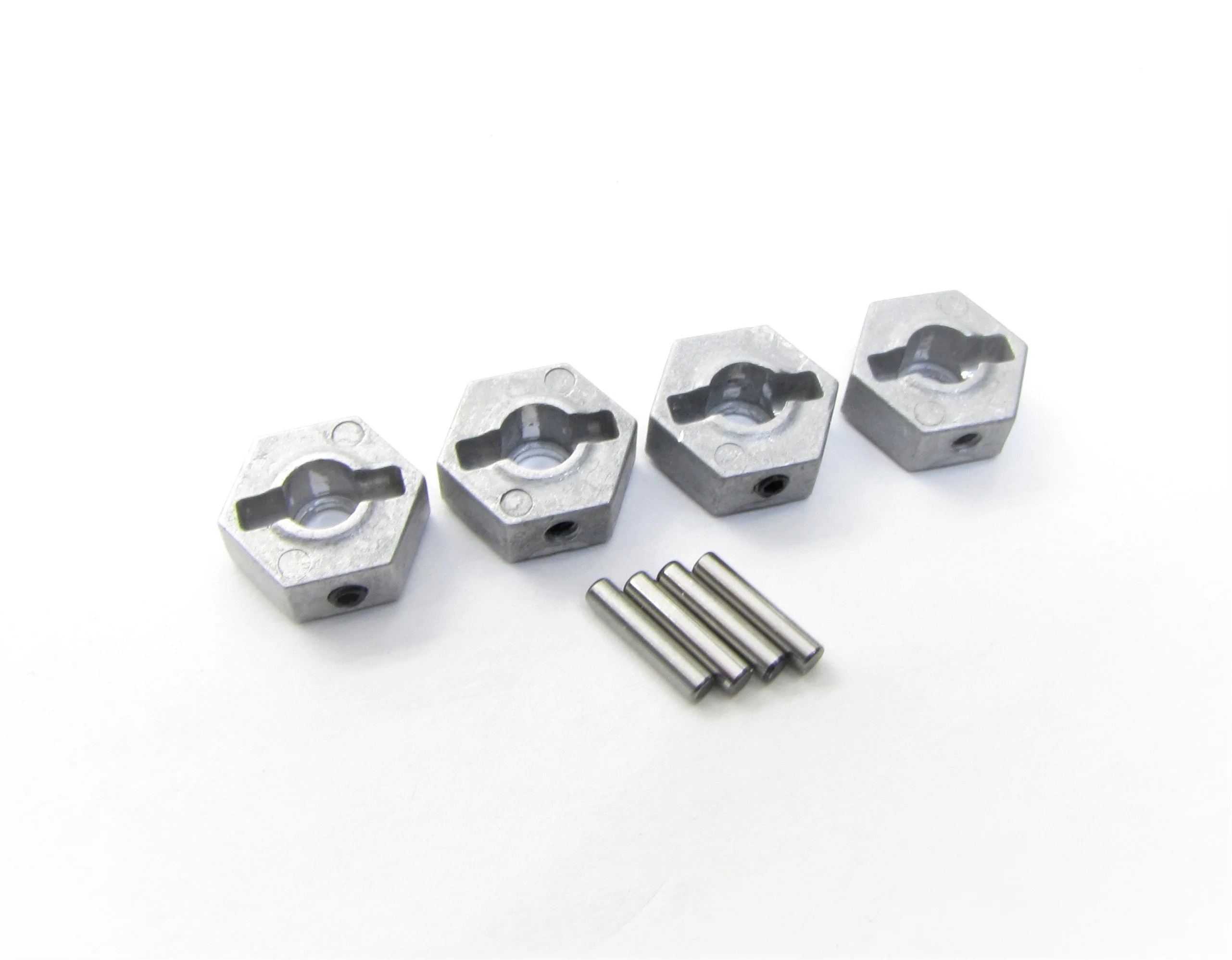 Arrma BIG ROCK 4x4 3s BLX - 14mm wheel HEX HUBS Nuts metal granite ARA4312v3