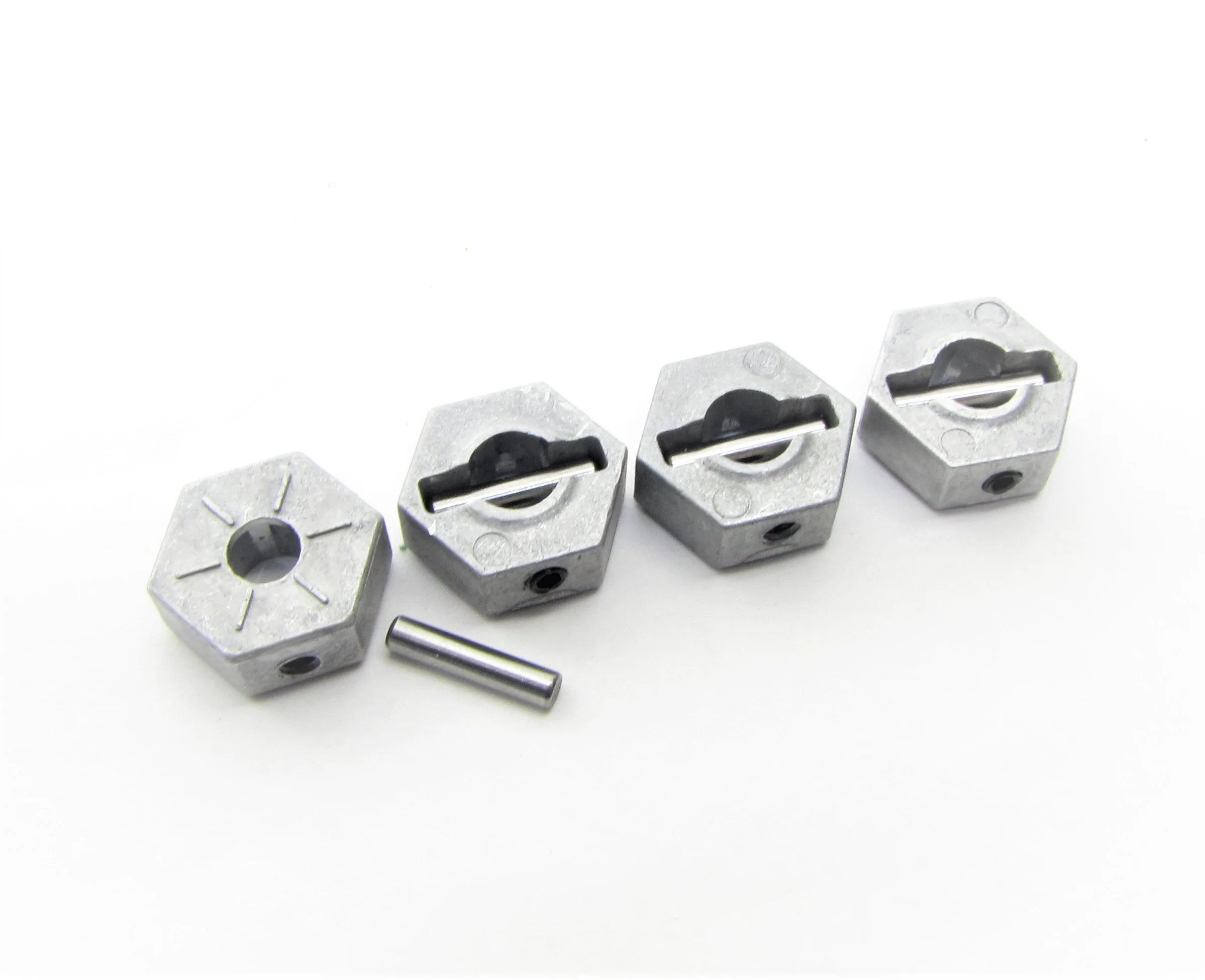 Arrma BIG ROCK 4x4 3s BLX - 14mm wheel HEX HUBS Nuts metal granite ARA4312v3 - Image 2
