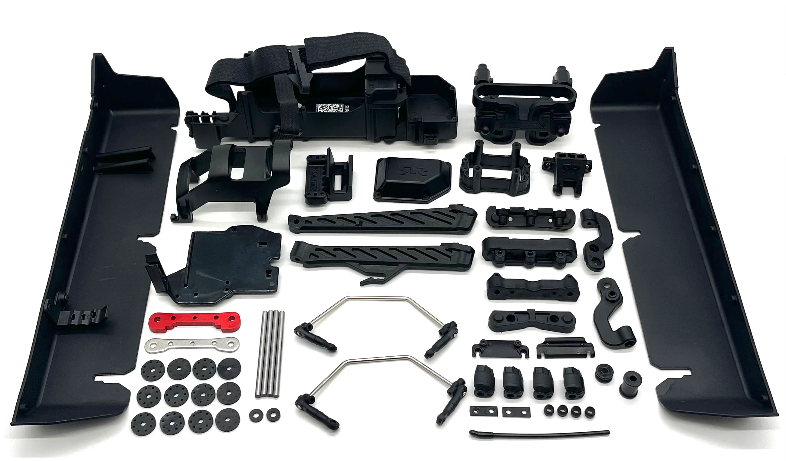 Arrma BIG ROCK 6s - Side Guards, Battery Tray, Roll Tower, Chassis Braces ARA7612