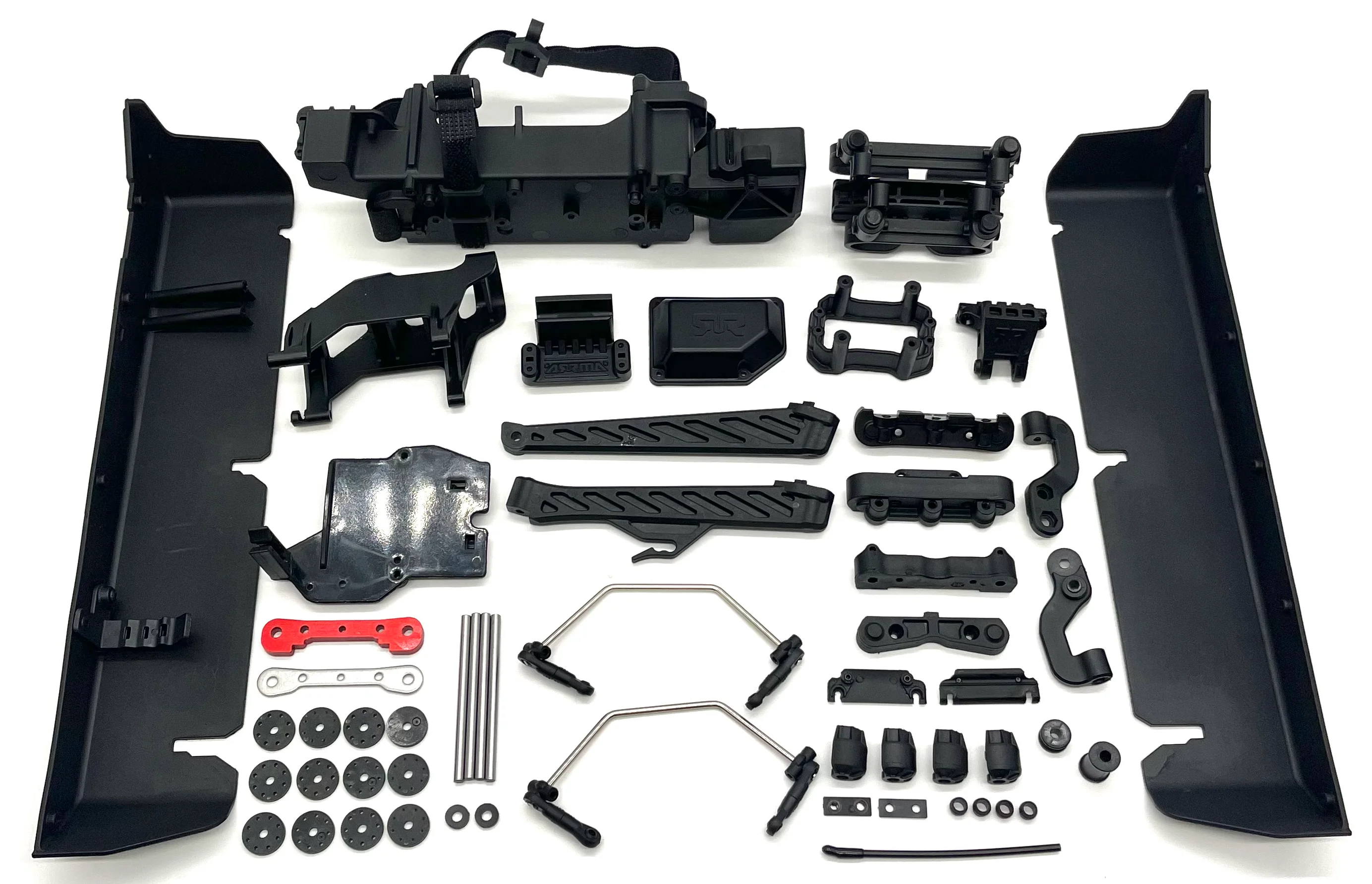 Arrma BIG ROCK 6s - Side Guards, Battery Tray, Roll Tower, Chassis Braces ARA7612 - Image 2
