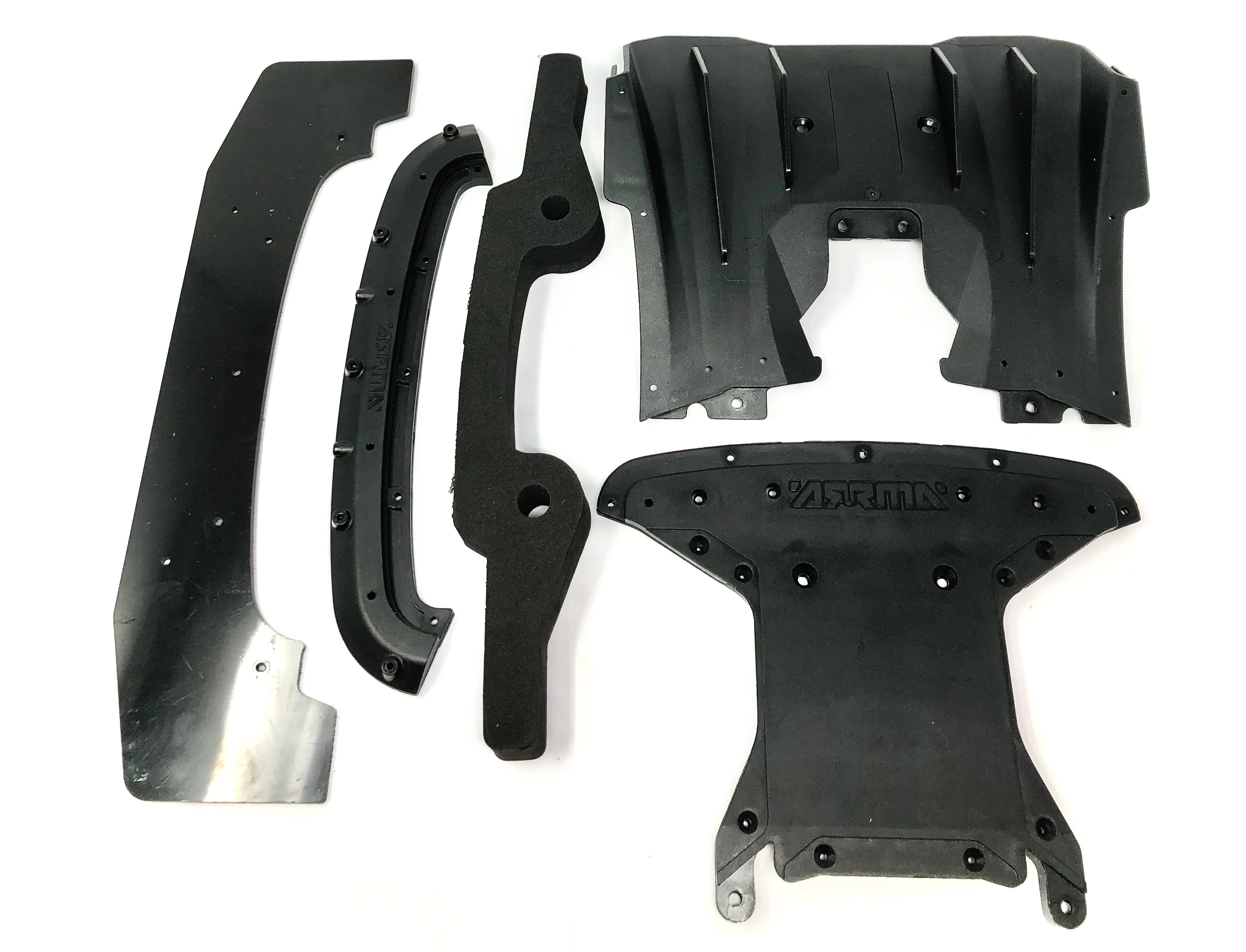 Arrma FELONY 6s - FRONT BUMPER mount splitter skid & Diffuser ARA7617V2 - Image 2