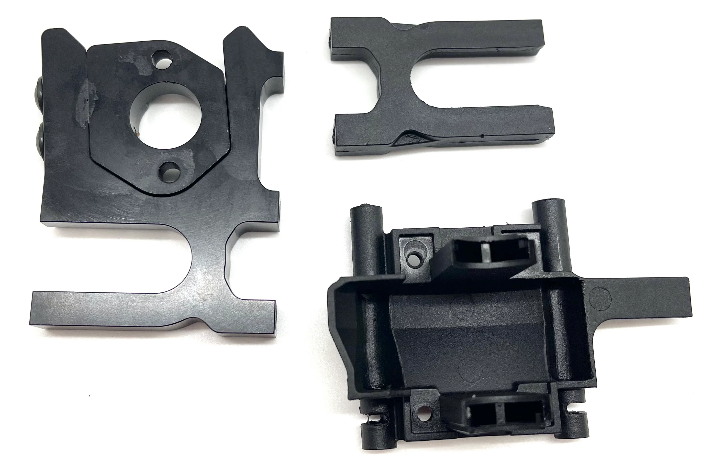 Arrma FIRETEAM 6s BLX  - MOTOR MOUNT black sliding Typhon TLR ARA7618 - Image 3