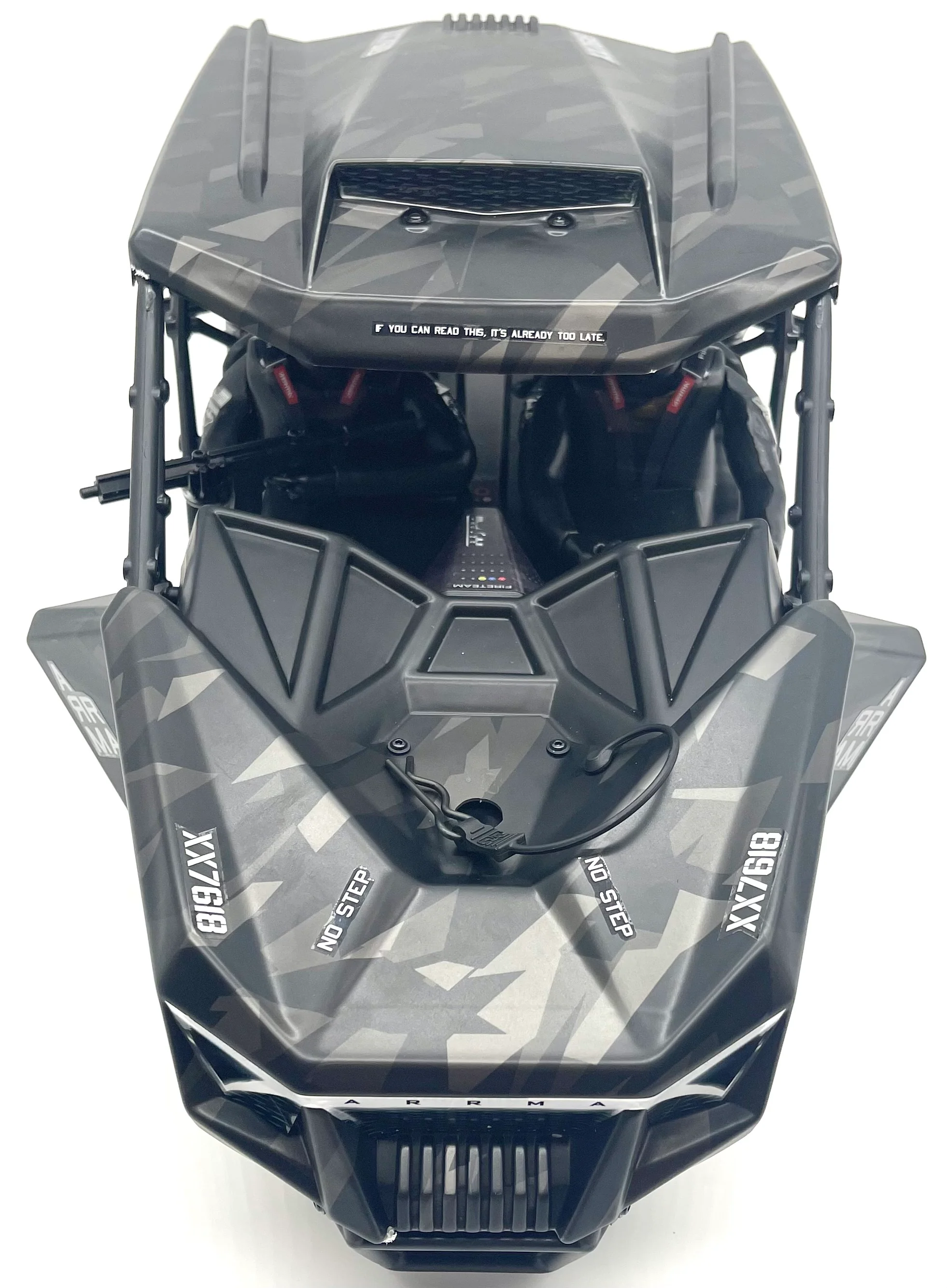 Arrma FIRETEAM 6s BLX - Roll Cage, Body Panels and Guards (Black Camo ARA7618 - Image 3