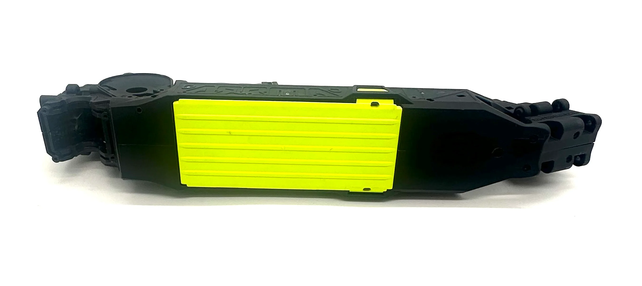 Arrma FURY 223S 2wd - Chassis (Fluoro Yellow LWB right left halves mega ARA3521T2 - Image 2