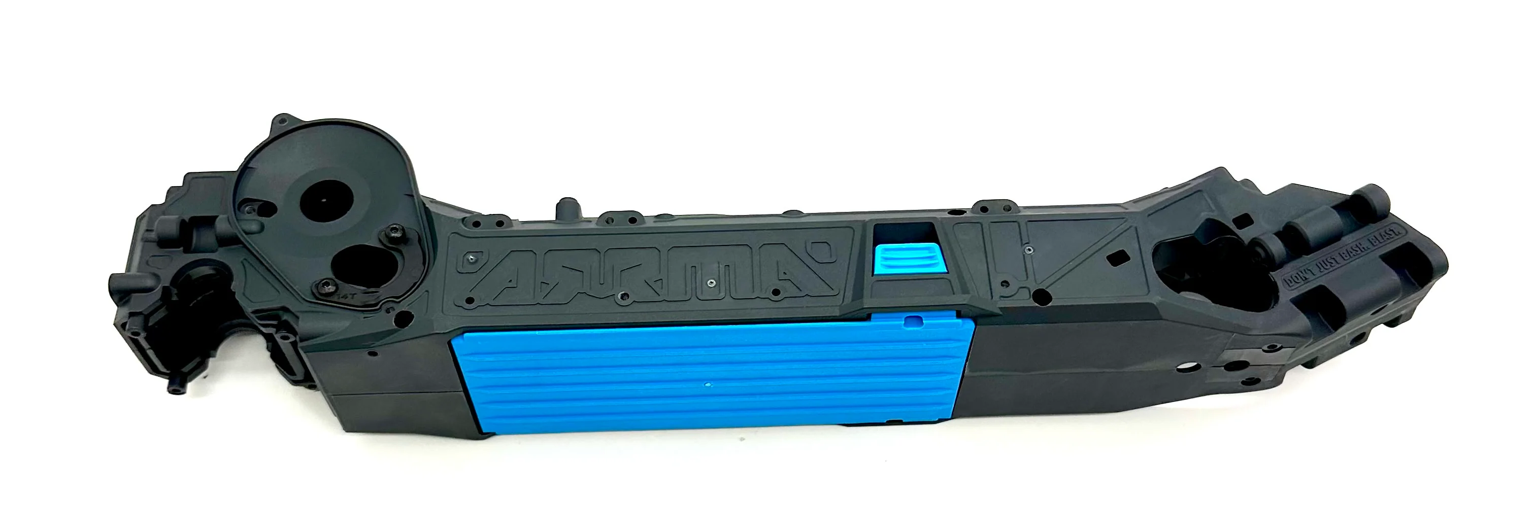 Arrma FURY 2wd - Chassis (BLUE LWB right left halves mega ARA3221 - Image 6