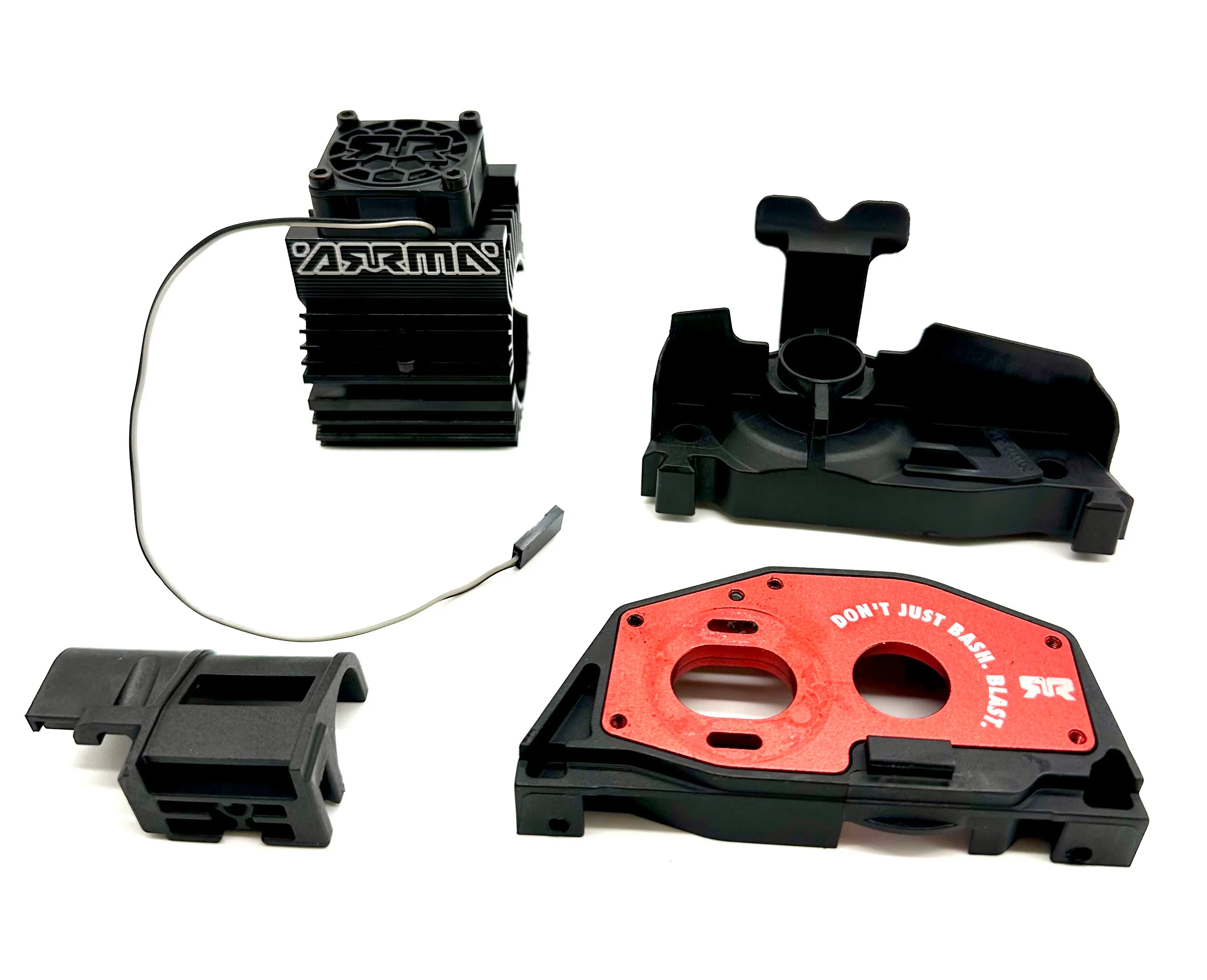 Arrma GRANITE 4x4 223s - Aluminum Motor Mount Set, heatsink, fan ARA4302V4 - Image 3
