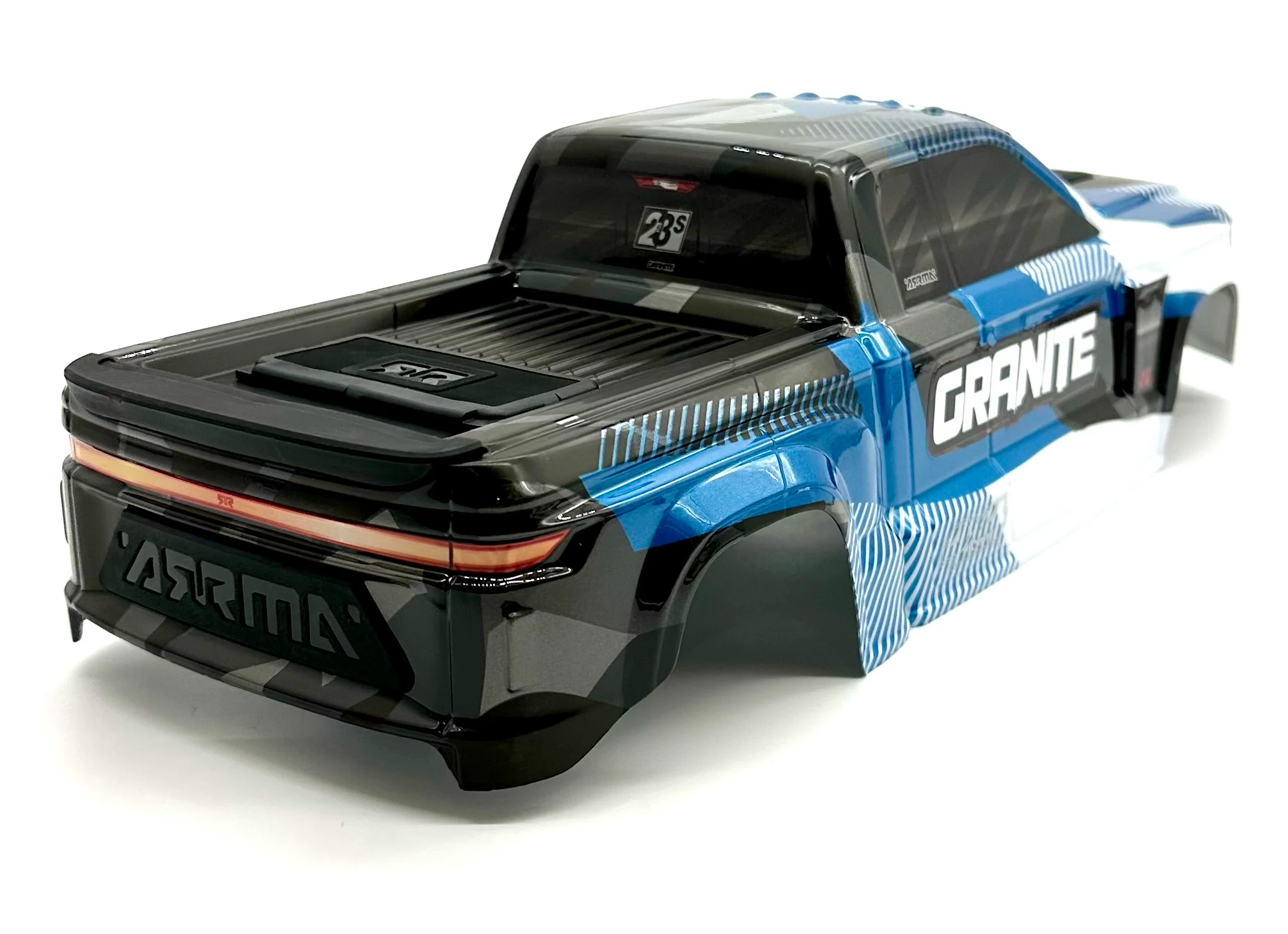 Arrma GRANITE 4x4 223s - Body Shell (Blue painted clipless ARA4302V4 - Image 5