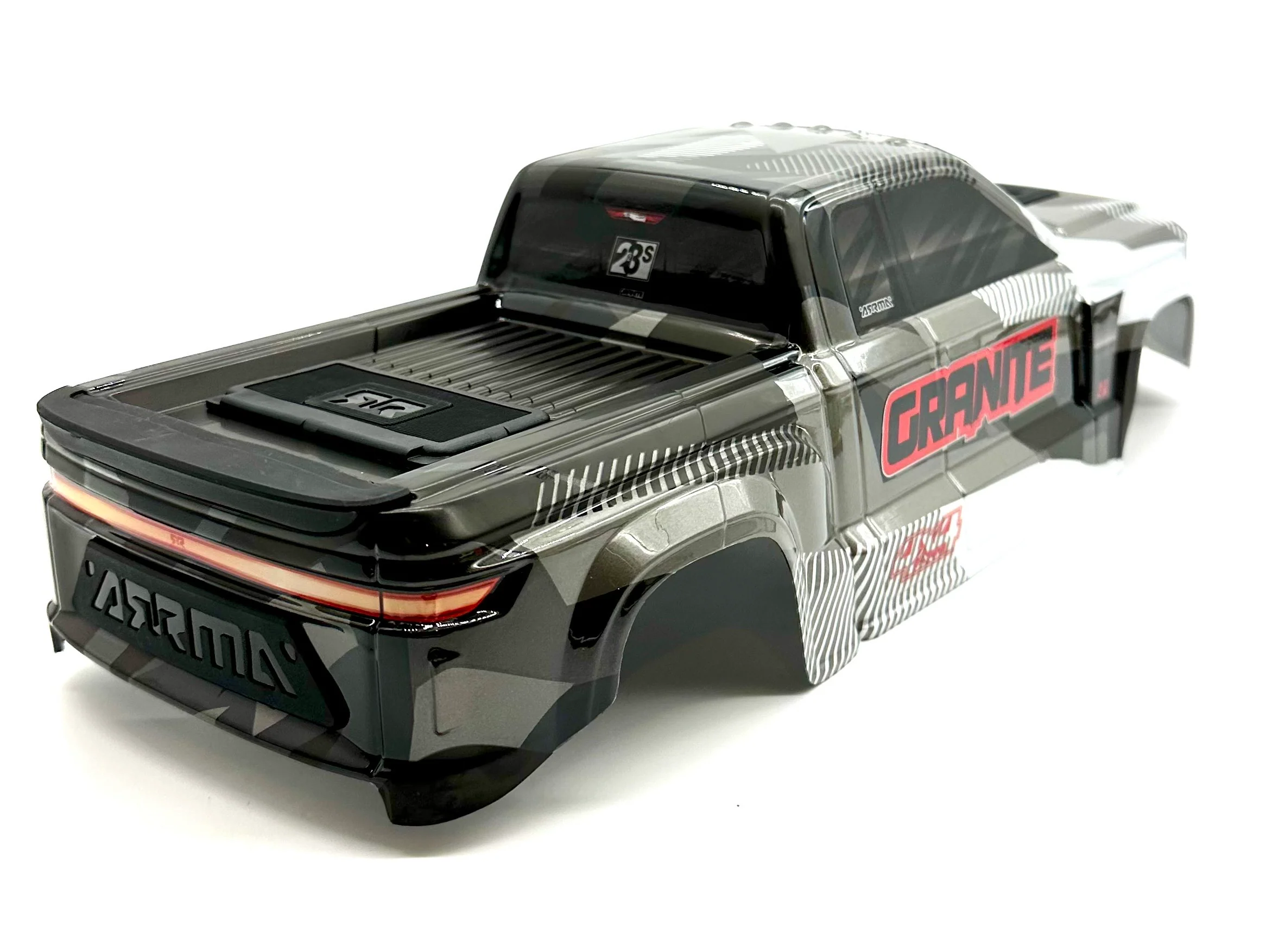 Arrma GRANITE 4x4 223s - Body Shell (Gun Metal painted clipless ARA4302V4 - Image 5