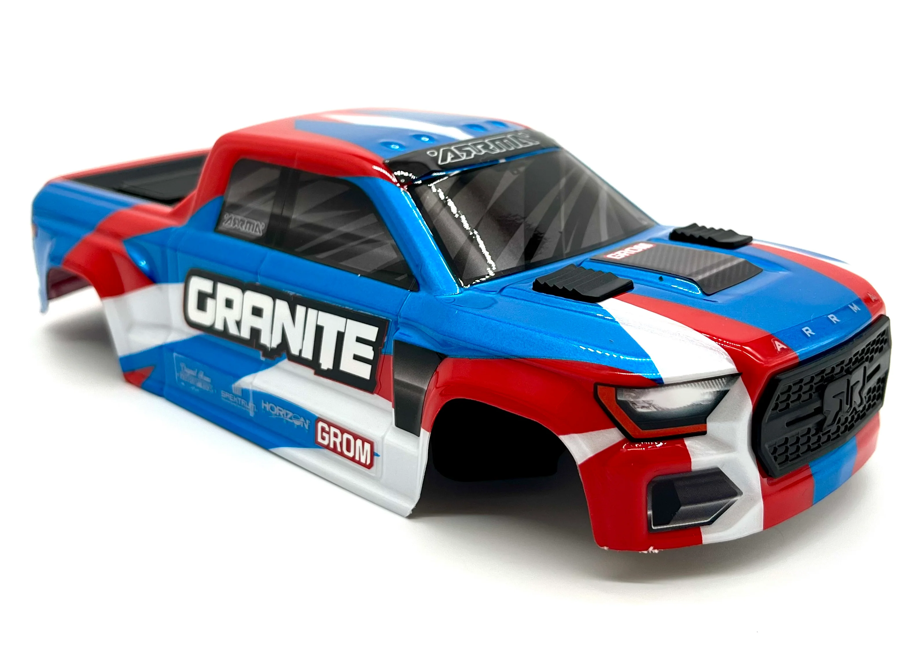 Arrma GRANITE GROM mega 4x4 - Body Shell (BLUE Red cover ARA2102 - Image 2