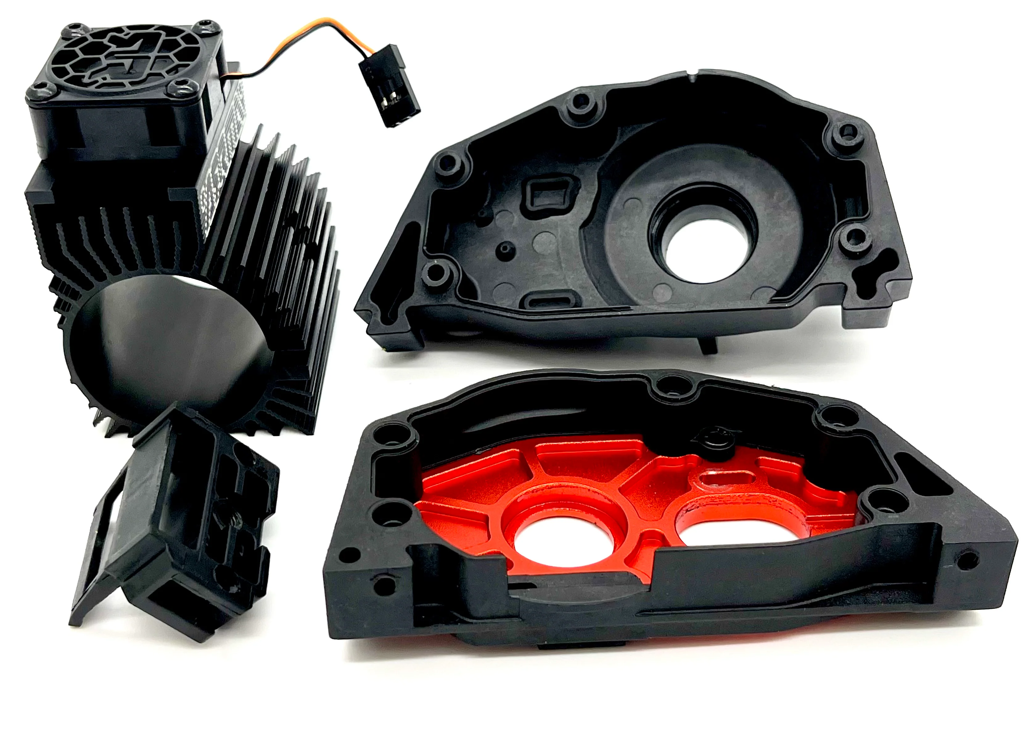 Arrma KRATON 4s 4x4 - Aluminum Motor Mount Set, T3/T4 heatsink, fan ARA4408V2 - Image 3