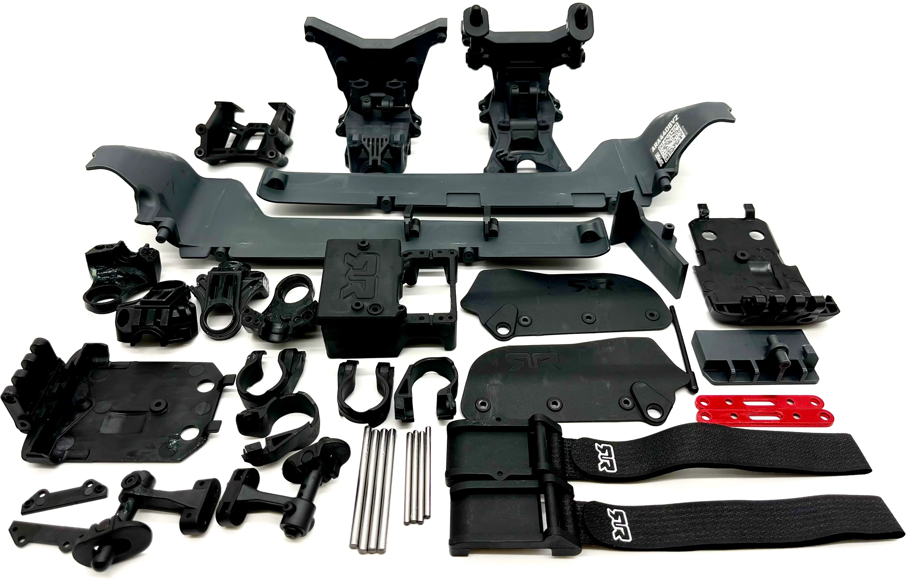 Arrma KRATON 4s 4x4 - Side Guards, Battery mount, radio box, wing mount T3/T4 ARA4408V2