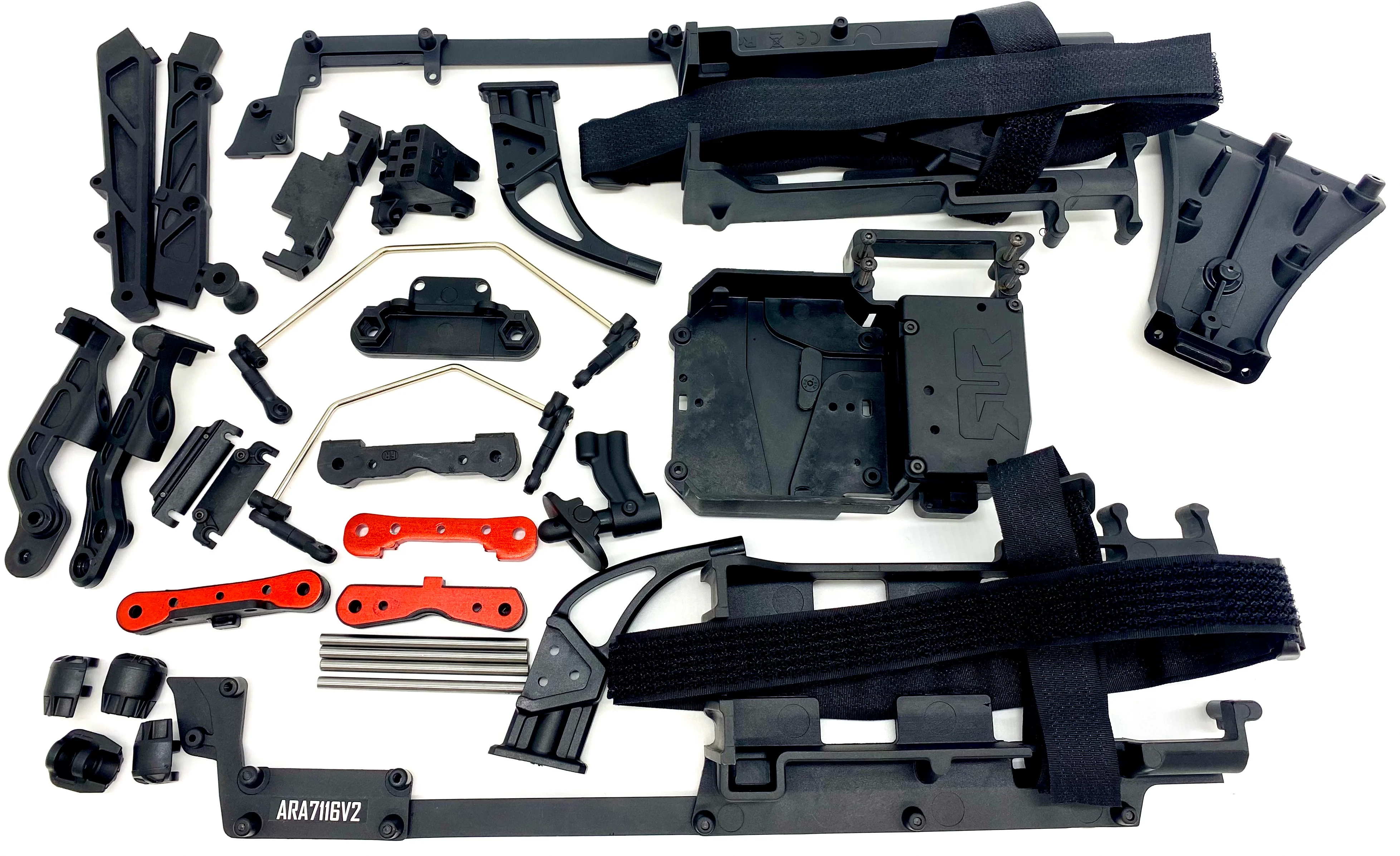 Arrma LIMITLESS v2 6s - Battery Tray Sway Bars Diffuser support brace pin ARA7116V2 - Image 3