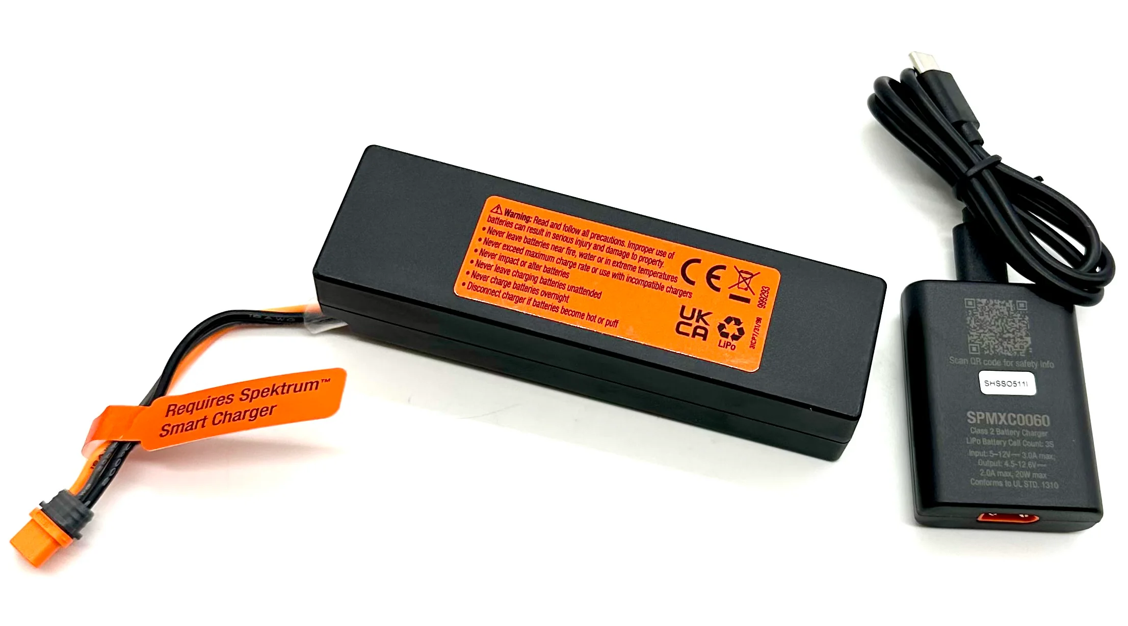 Arrma MINI KRATON 3S - Battery & Charger 2000Mah 3s 11.1v lipo ARA2508S - Image 2