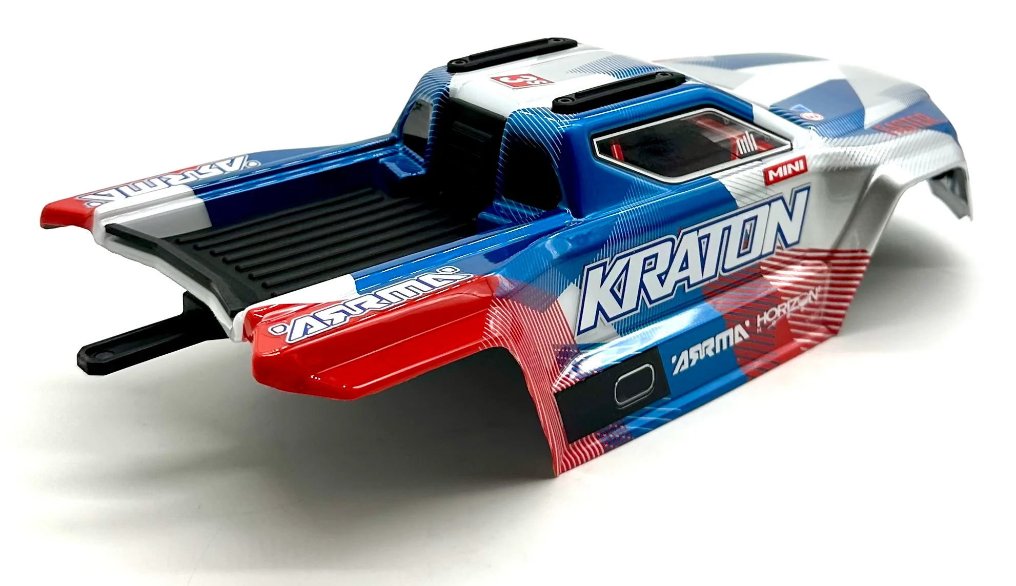 Arrma MINI KRATON 3S - Body Shell RED/BLUE) cover ARA2508S - Image 3