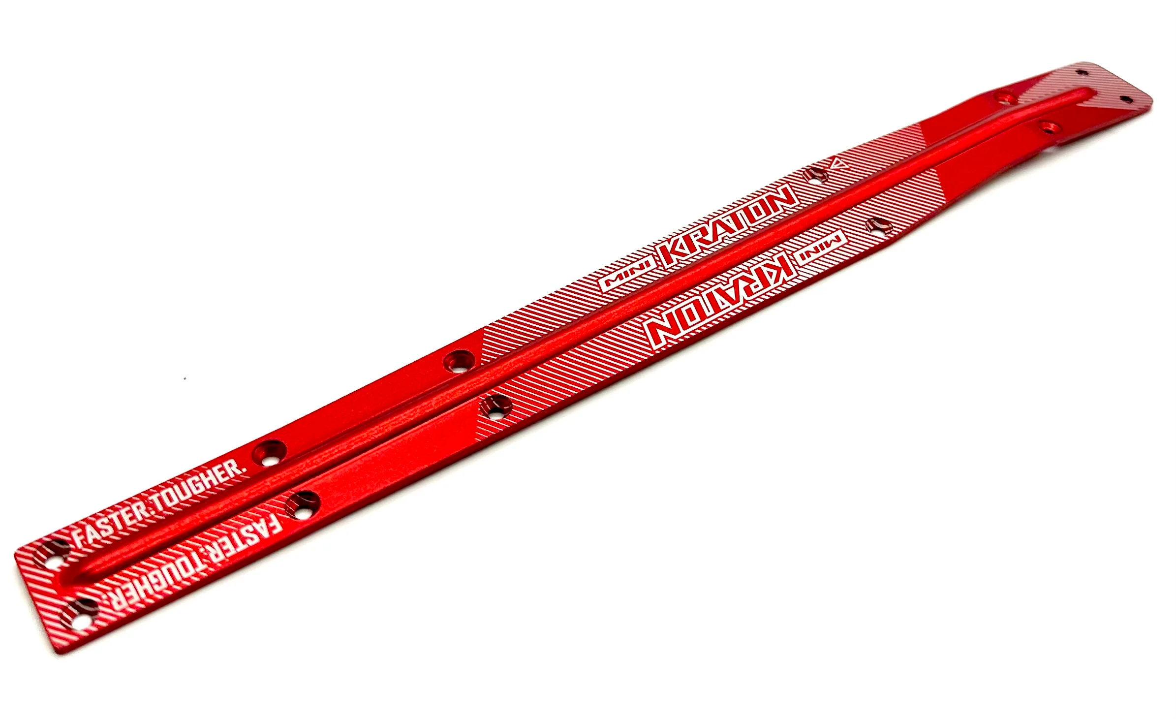 Arrma MINI KRATON 3S - BASH BAR, Aluminum chassis annodized Red ARA2508S