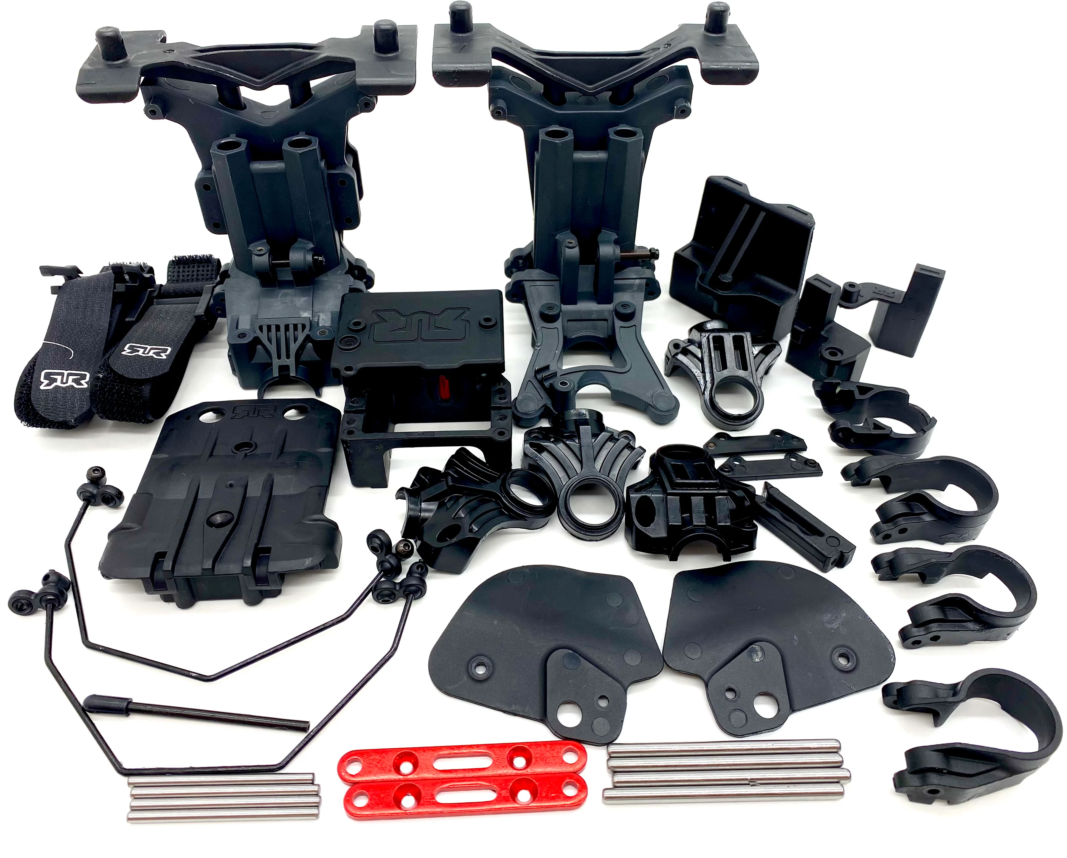 Arrma Mojave 4s 4x4 - Radio Box, Battery mount, pins, sway bar, bumpers ARA4404
