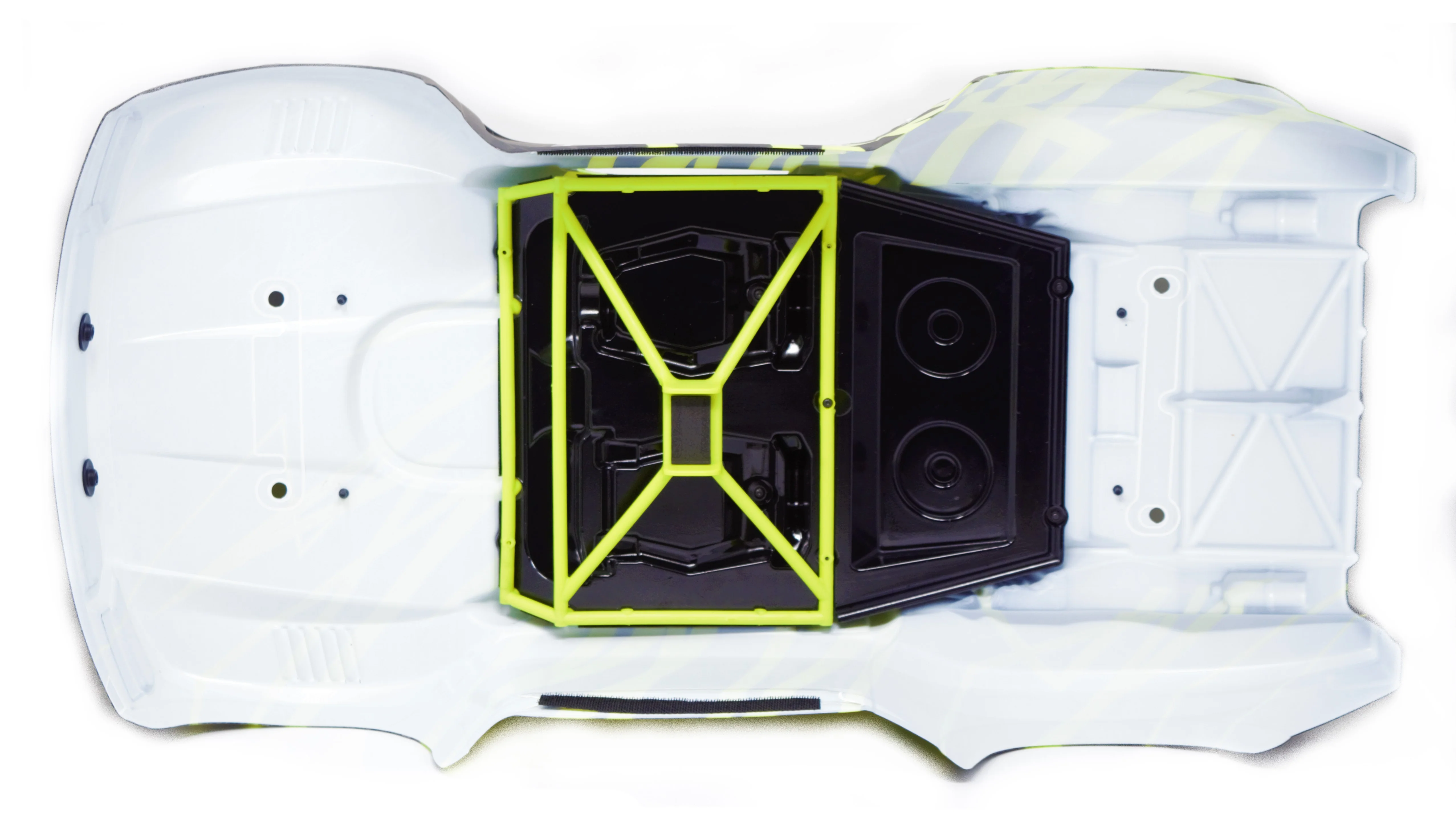 Arrma MOJAVE 6s BLX V2 - Body Shell (BLACK GREEN cover & Interior roll cage ARA7604V2 - Image 4